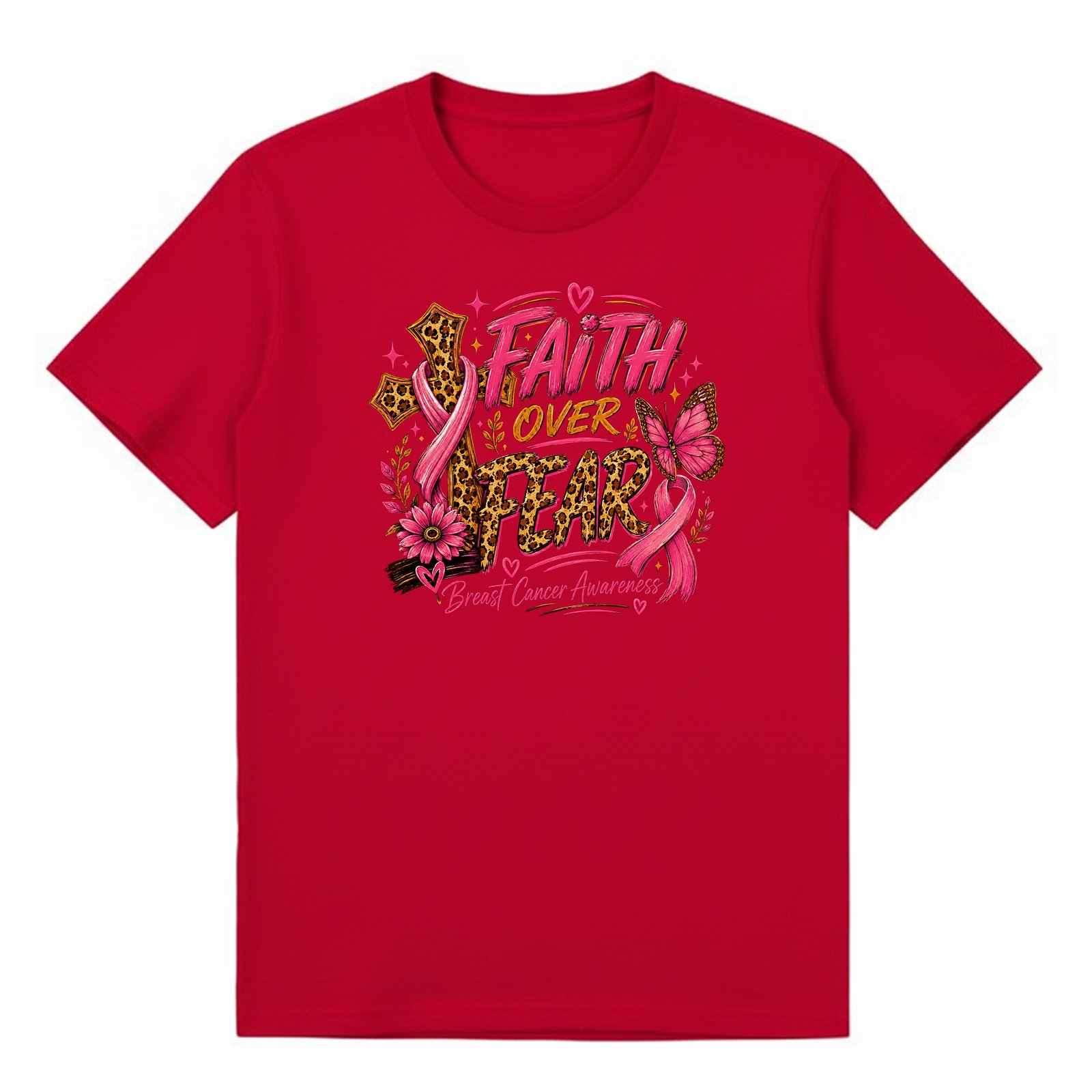 BCAOC04 artwork on Red T-shirt