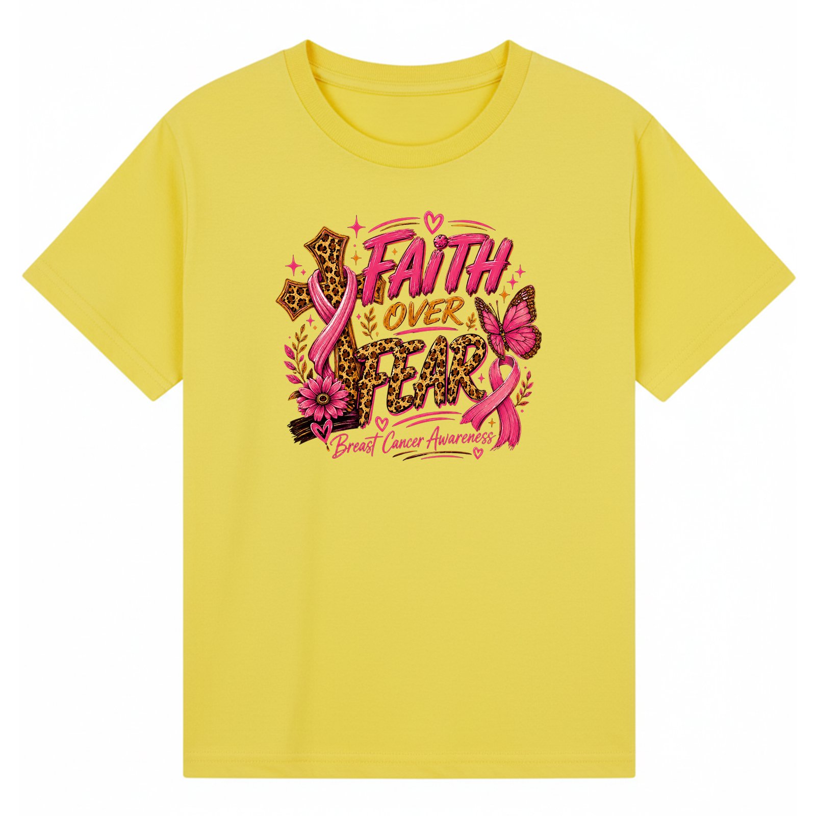 BCAOC04 artwork on Yellow T-shirt