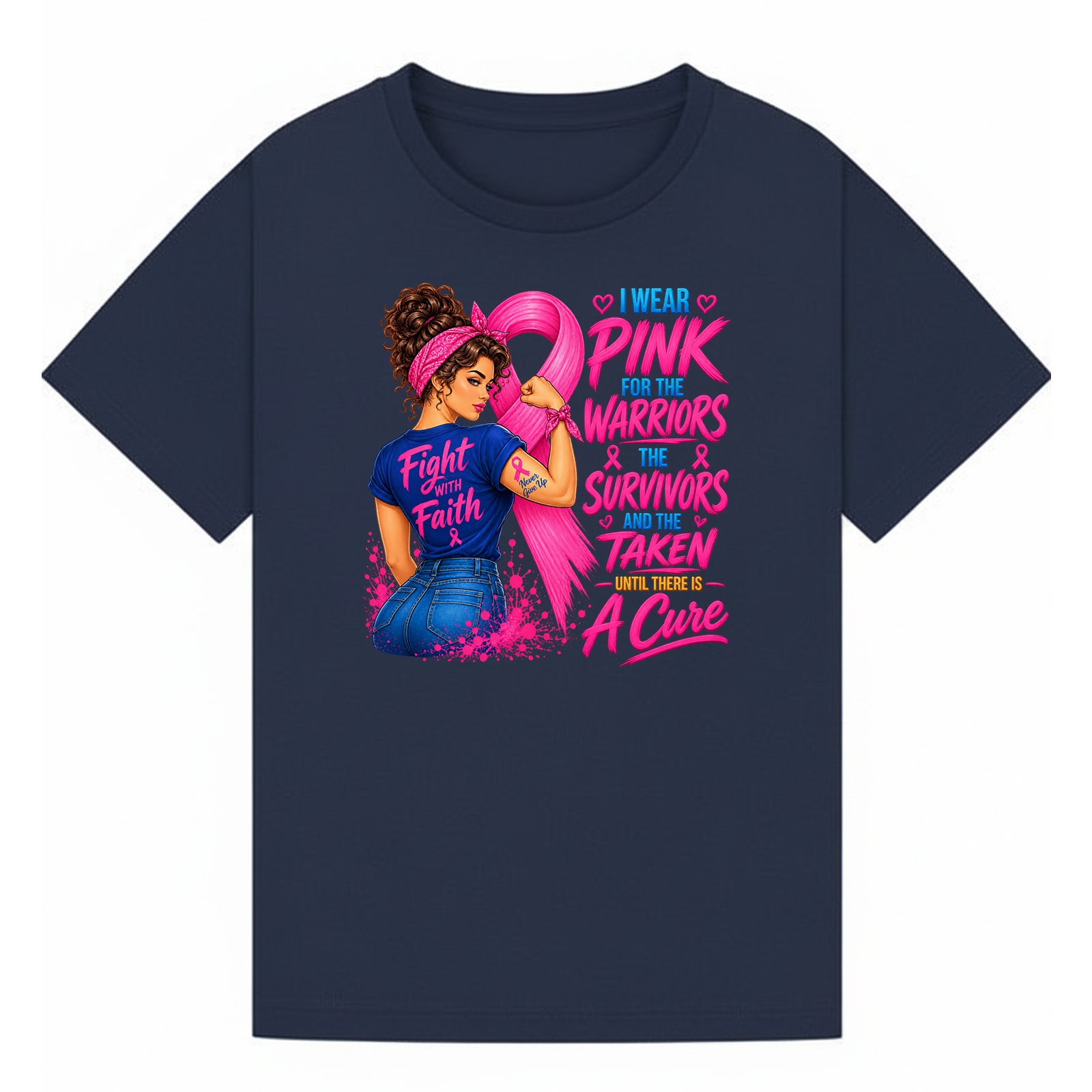 BCAOC10 artwork on Navy T-shirt