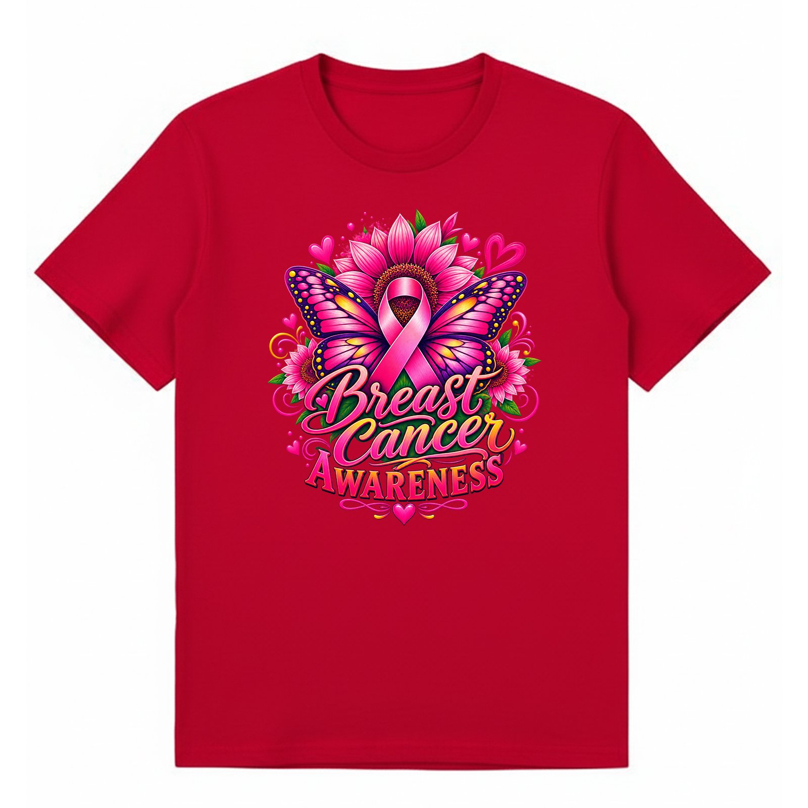 BCAOC25 artwork on Red T-shirt