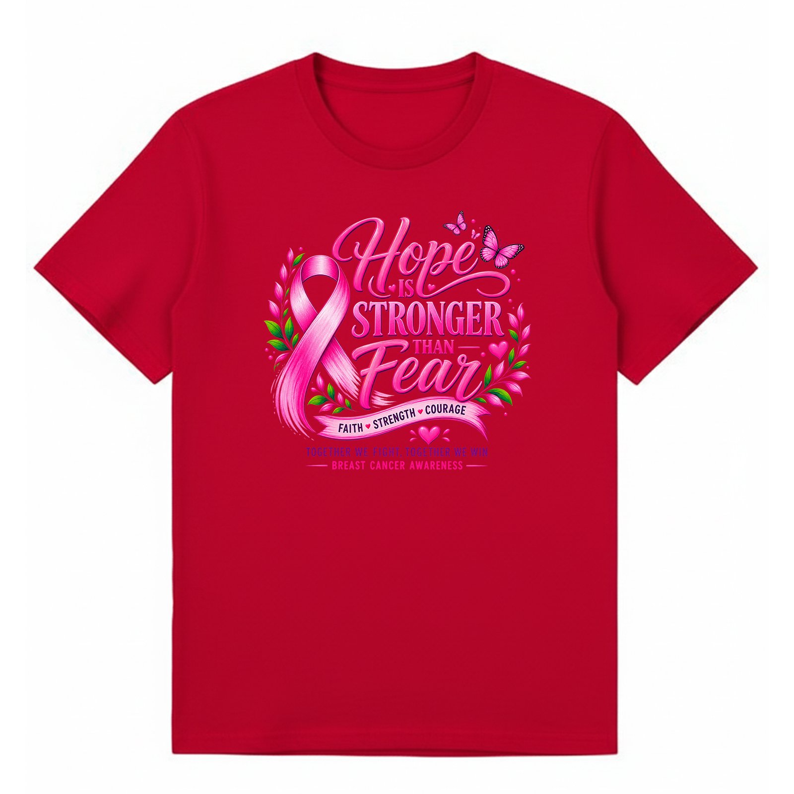 BCAOC28 artwork on Red T-shirt
