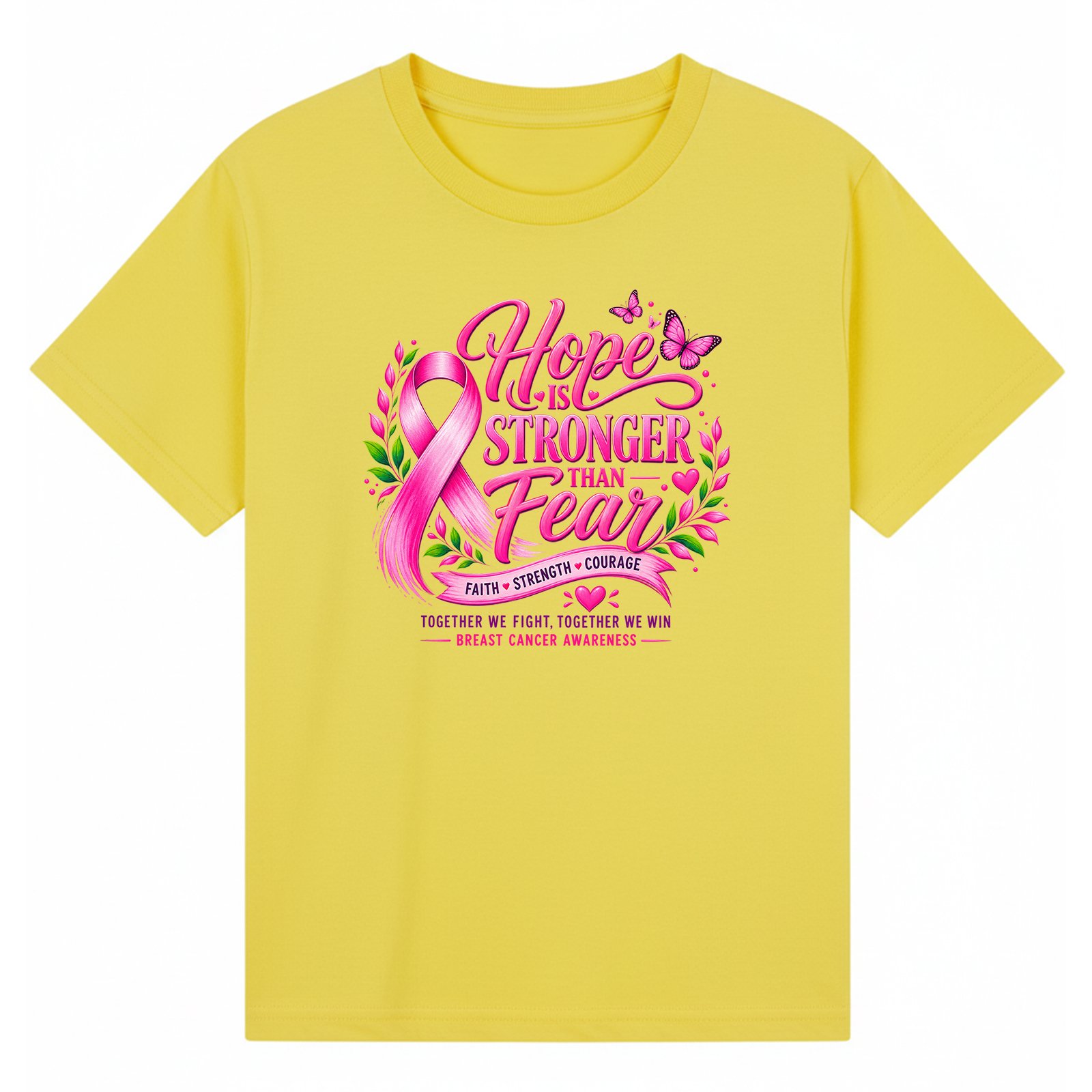 BCAOC28 artwork on Yellow T-shirt