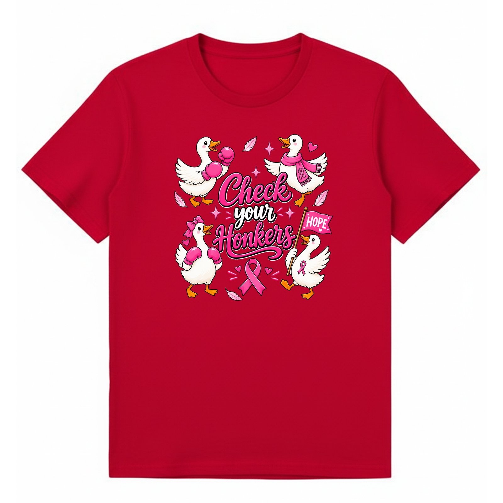 BCAOC33 artwork on Red T-shirt