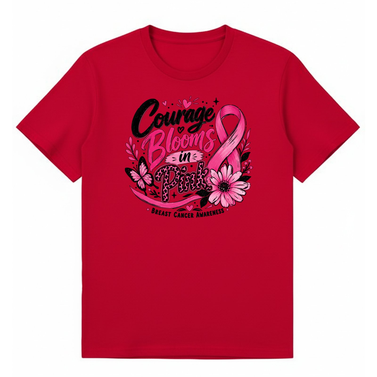 BCAOC52 artwork on Red T-shirt