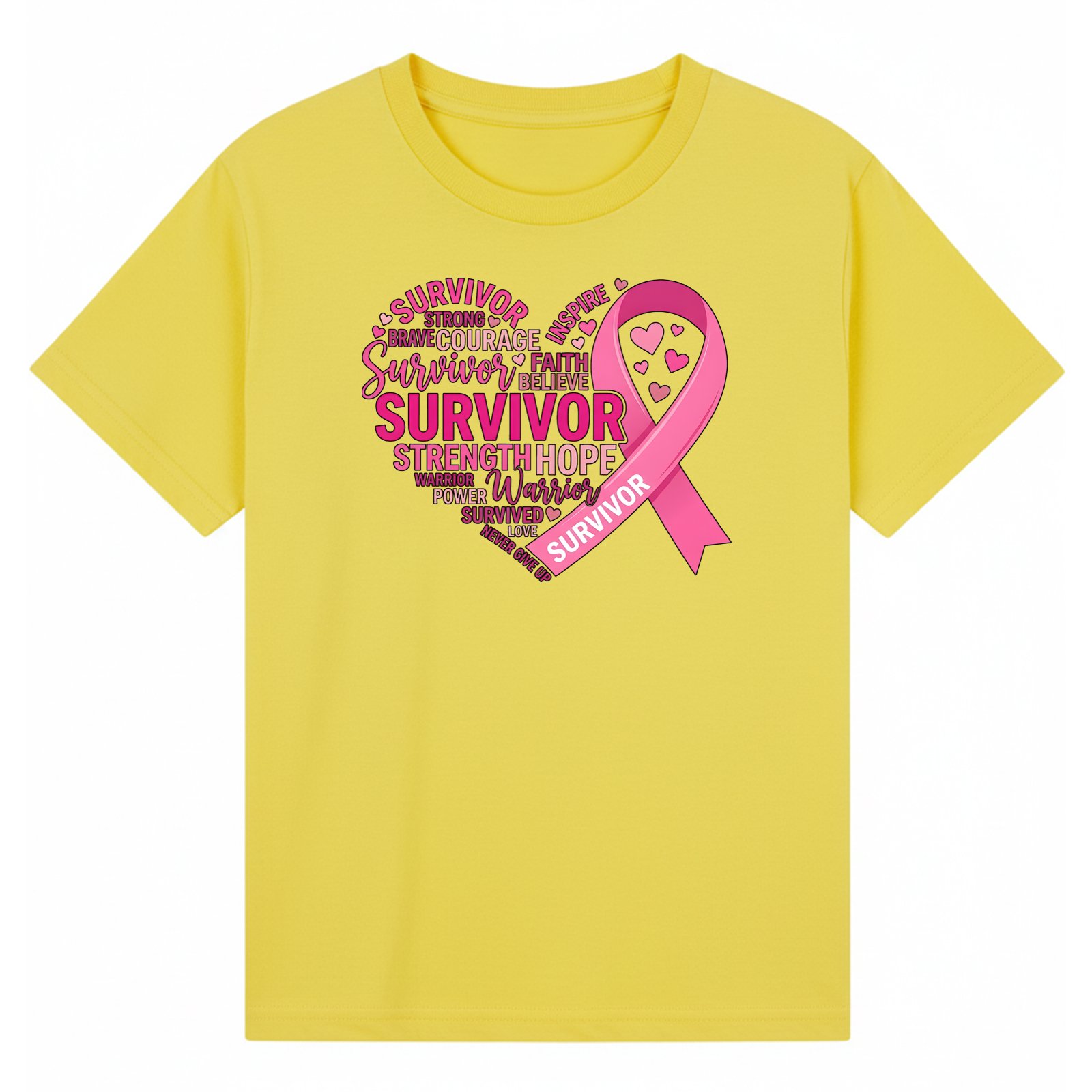 BCAOC65 artwork on Yellow T-shirt
