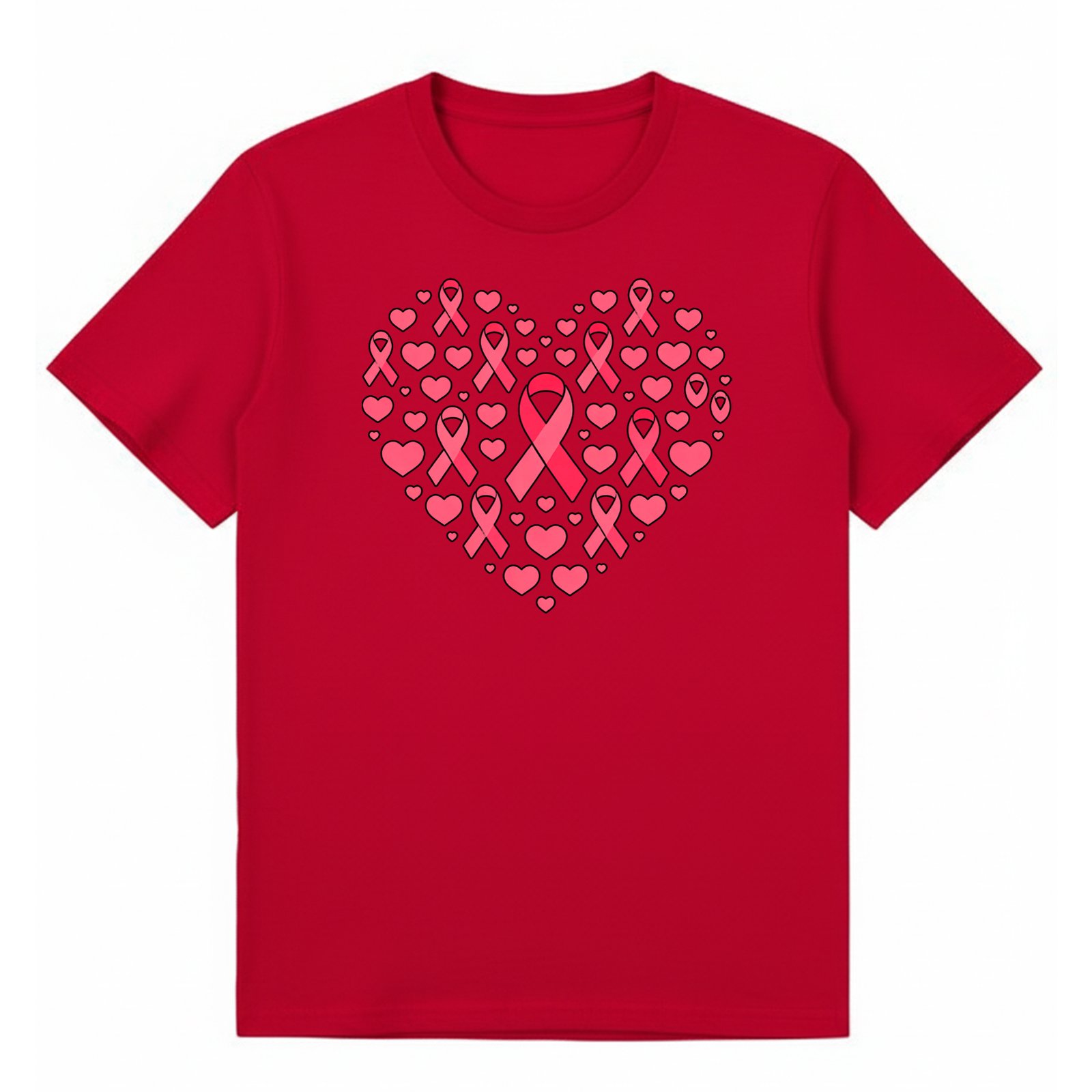 BCAOC77 artwork on Red T-shirt