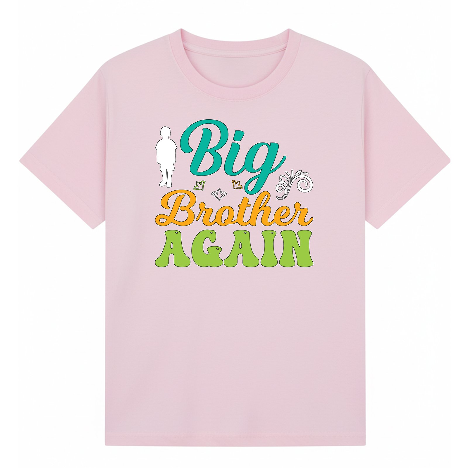 BGBRO01 artwork on light pink T-shirt