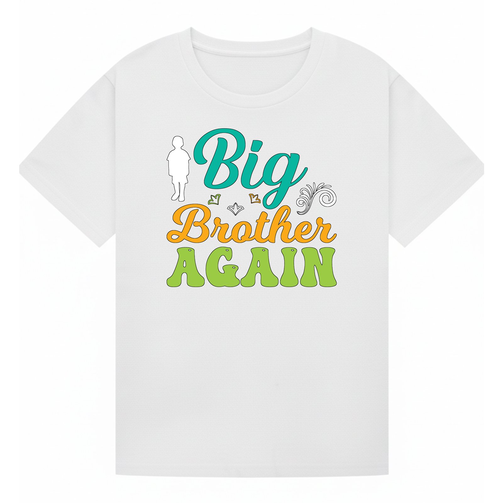 BGBRO01 artwork on white T-shirt
