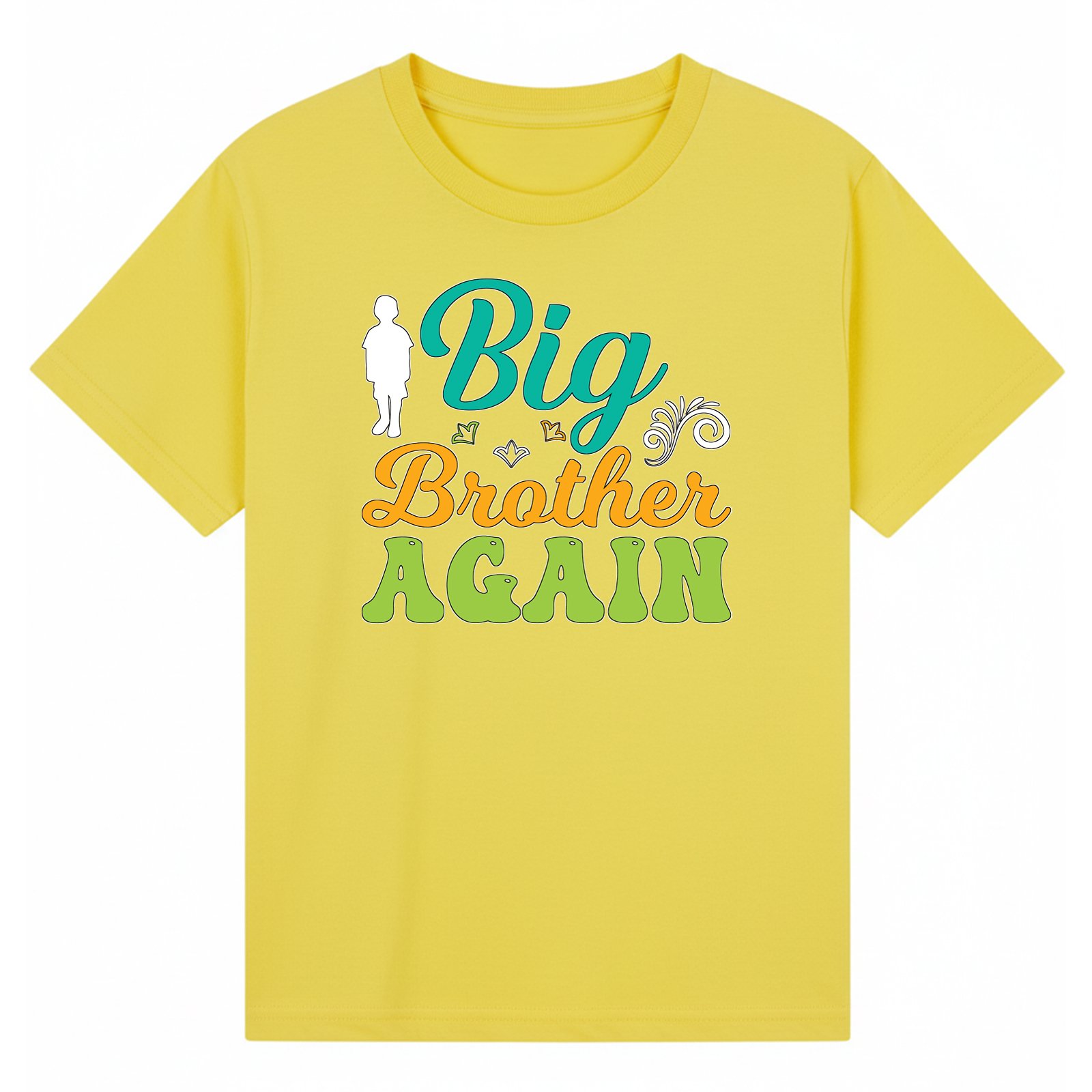 BGBRO01 artwork on yellow T-shirt