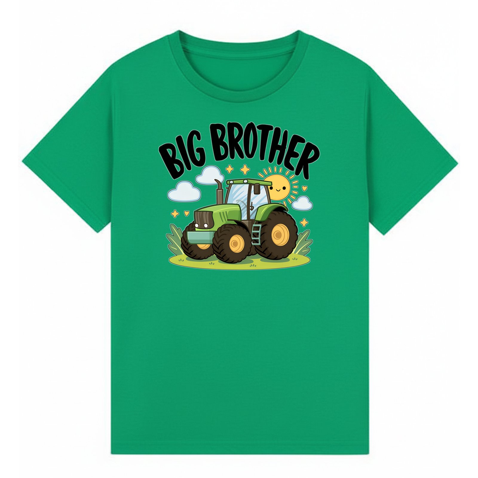 BGBRO03 artwork on irish green T-shirt