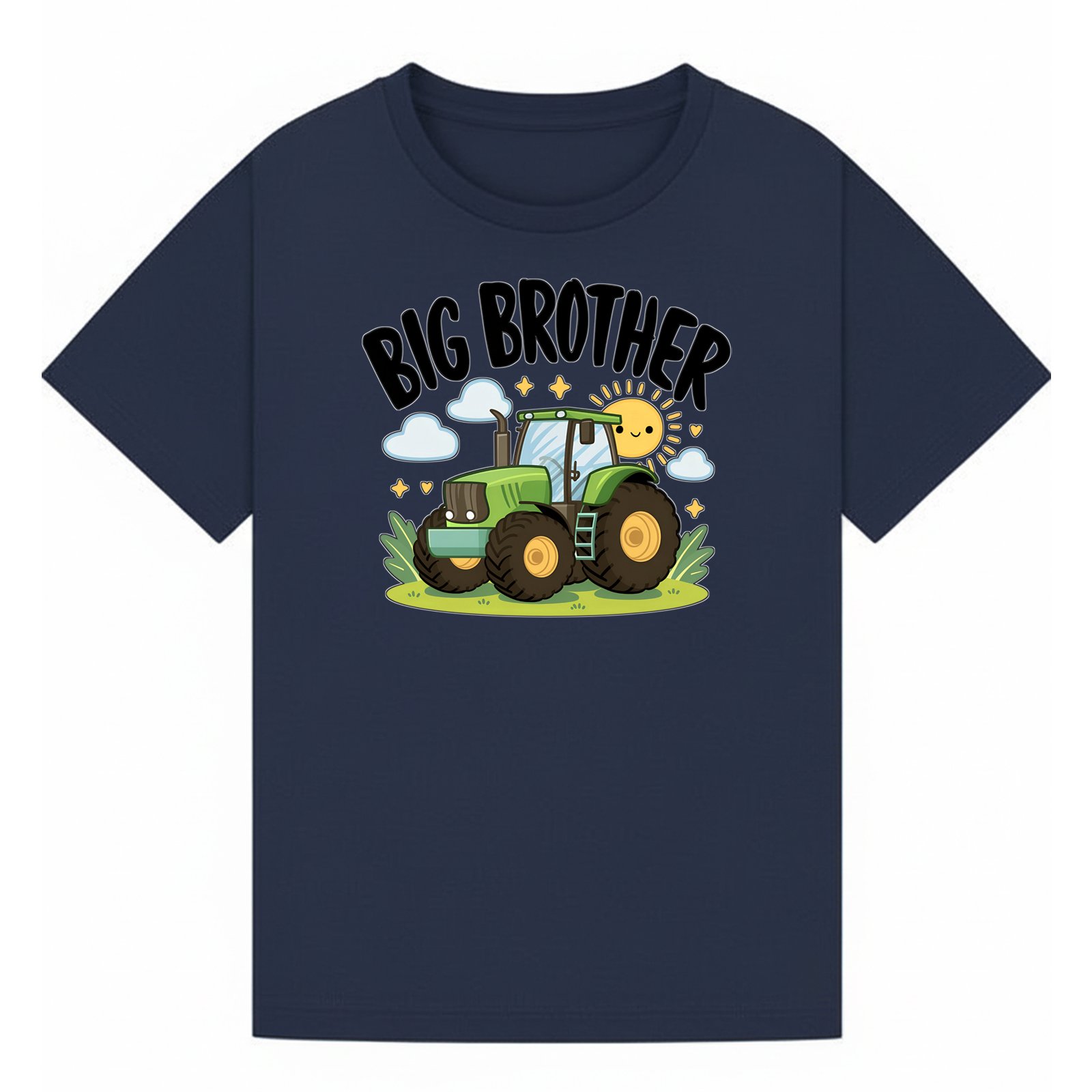 BGBRO03 artwork on navy T-shirt