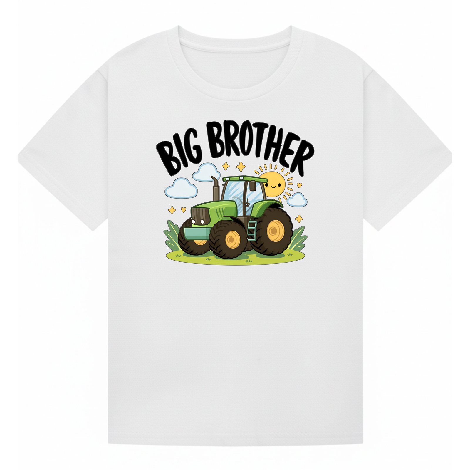 BGBRO03 artwork on white T-shirt