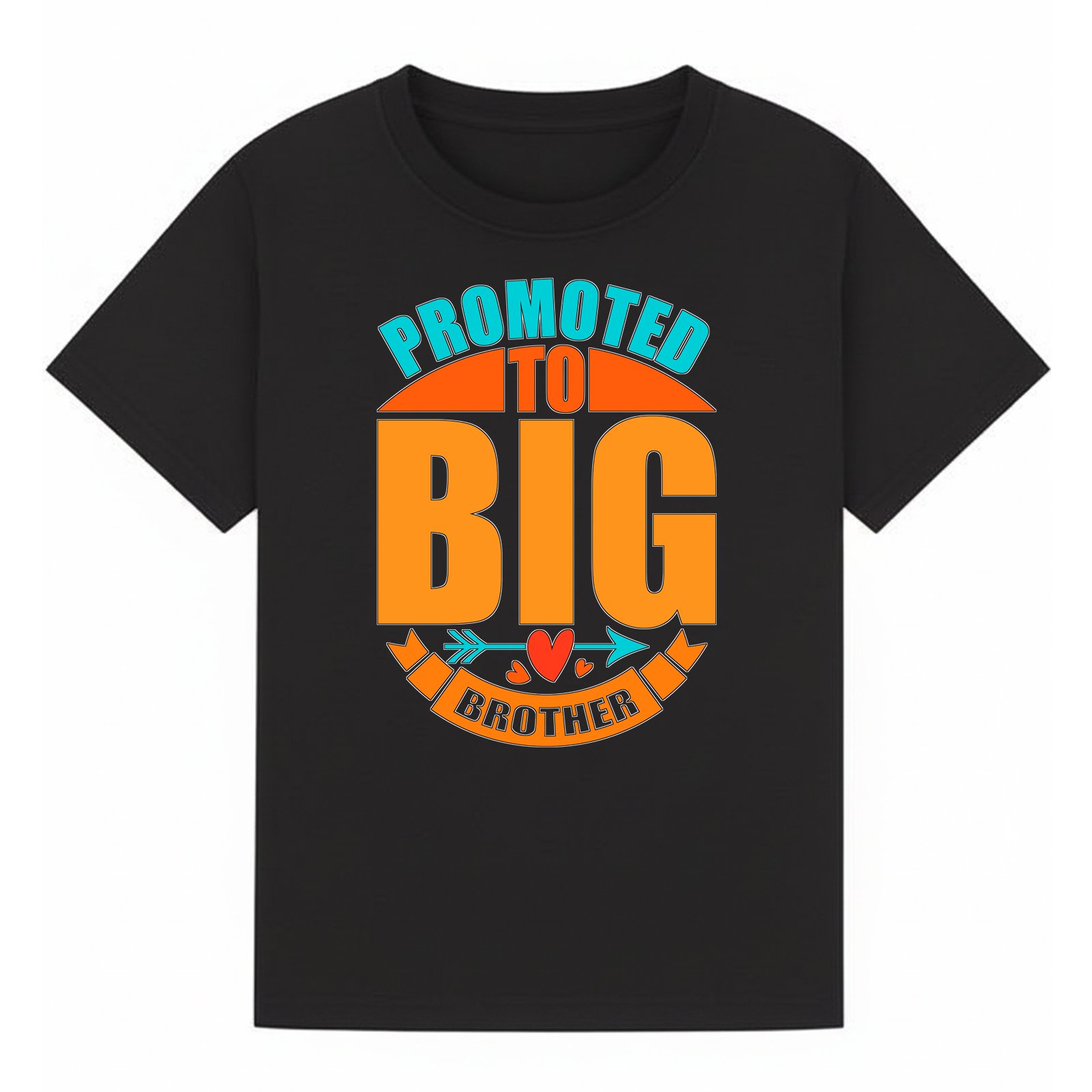 BGBRO04 artwork on black T-shirt
