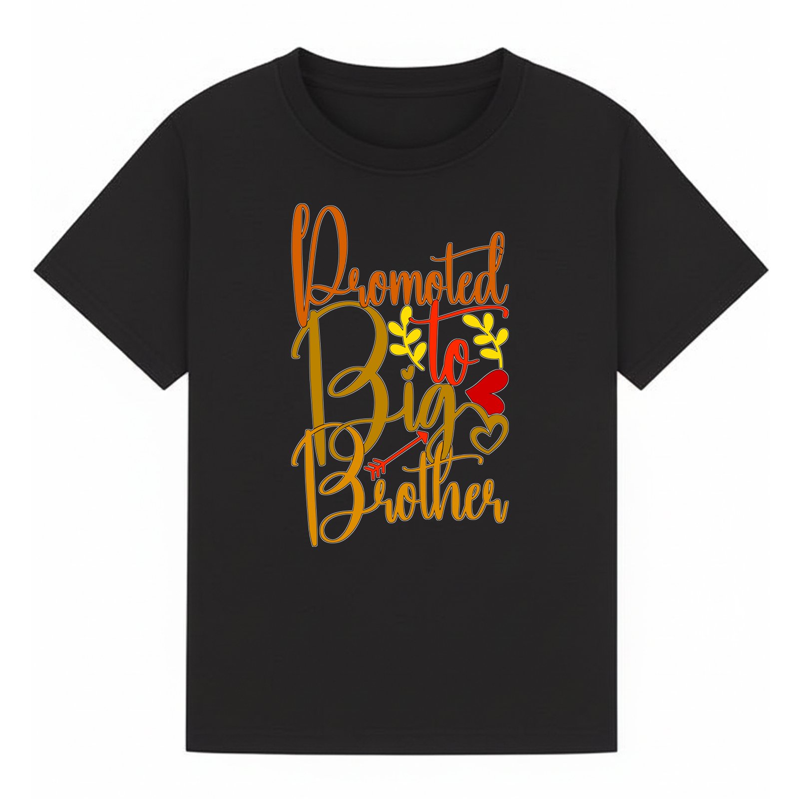 BGBRO05 artwork on black T-shirt