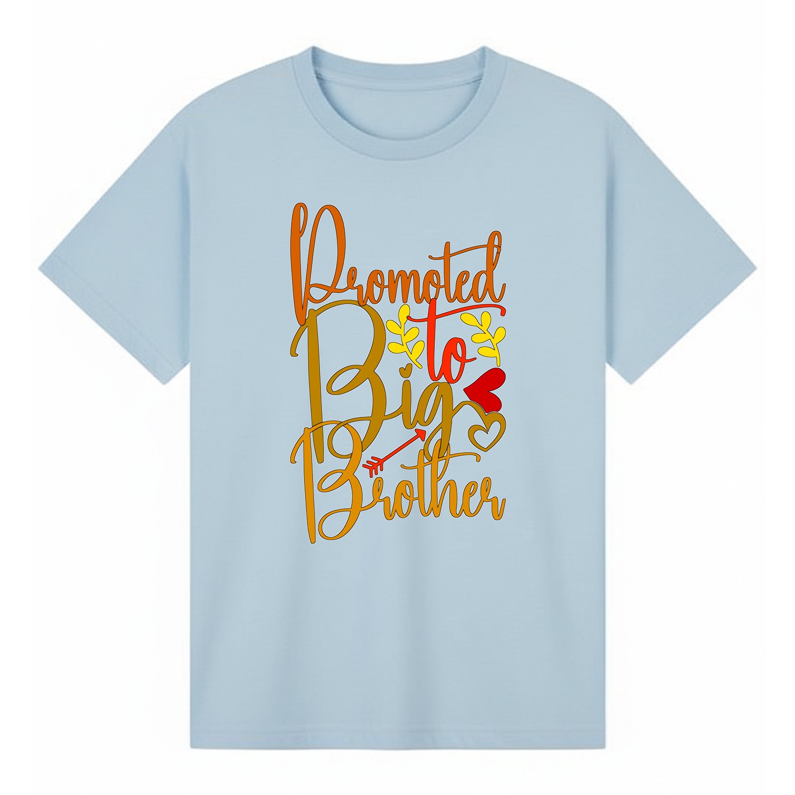BGBRO05 artwork on light blue T-shirt