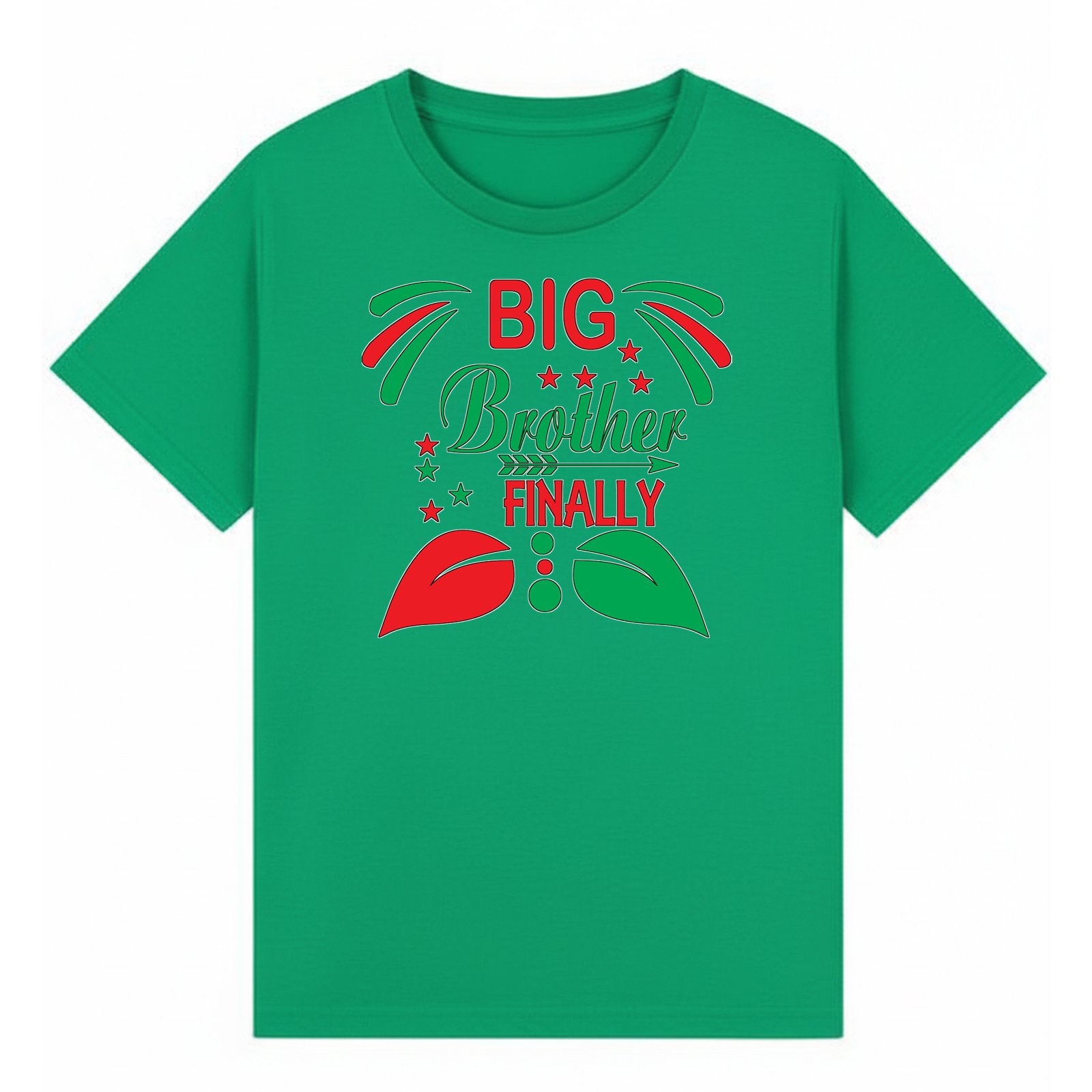 BGBRO10 artwork on irish green T-shirt