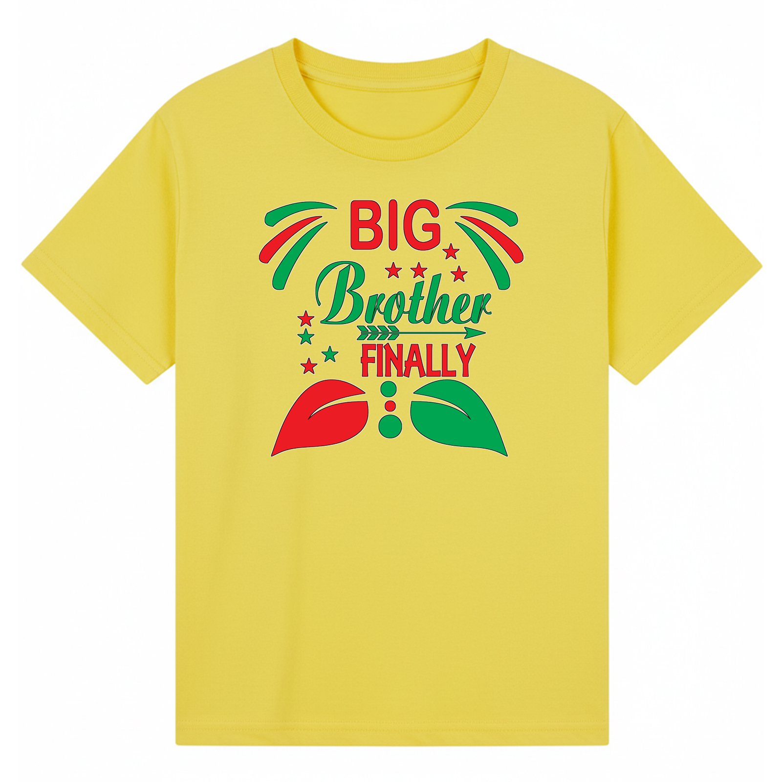 BGBRO10 artwork on yellow T-shirt