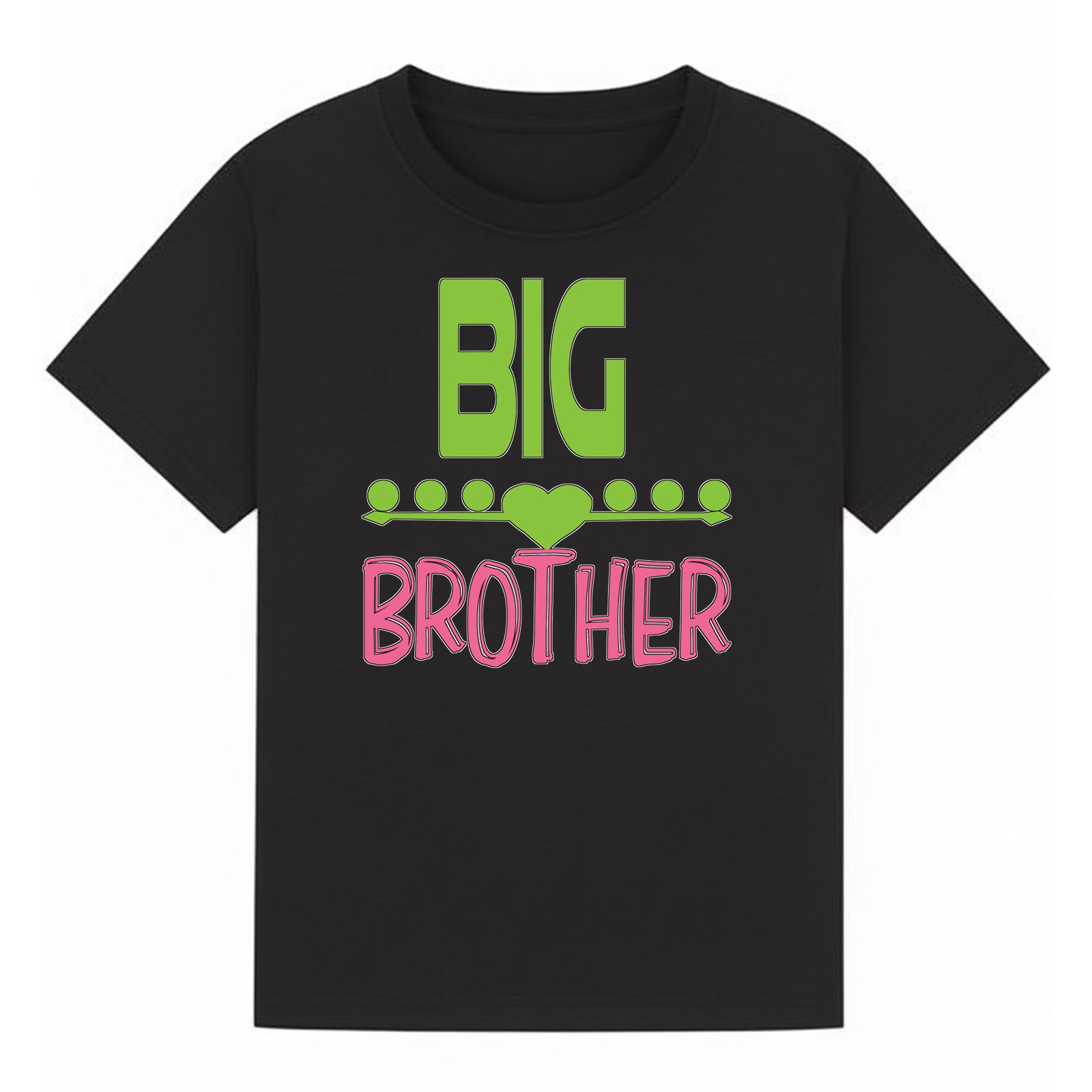 BGBRO11 artwork on black T-shirt