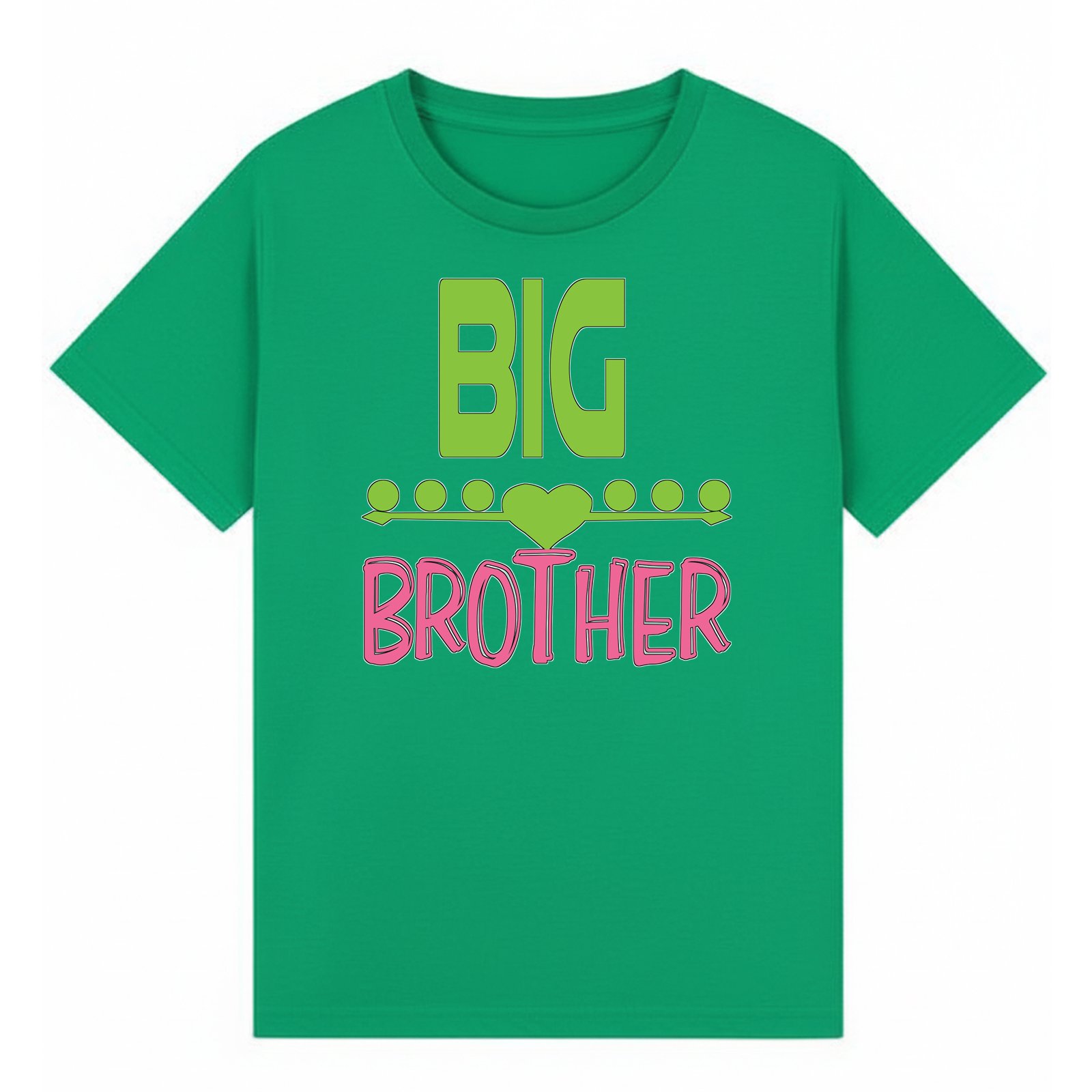 BGBRO11 artwork on irish green T-shirt