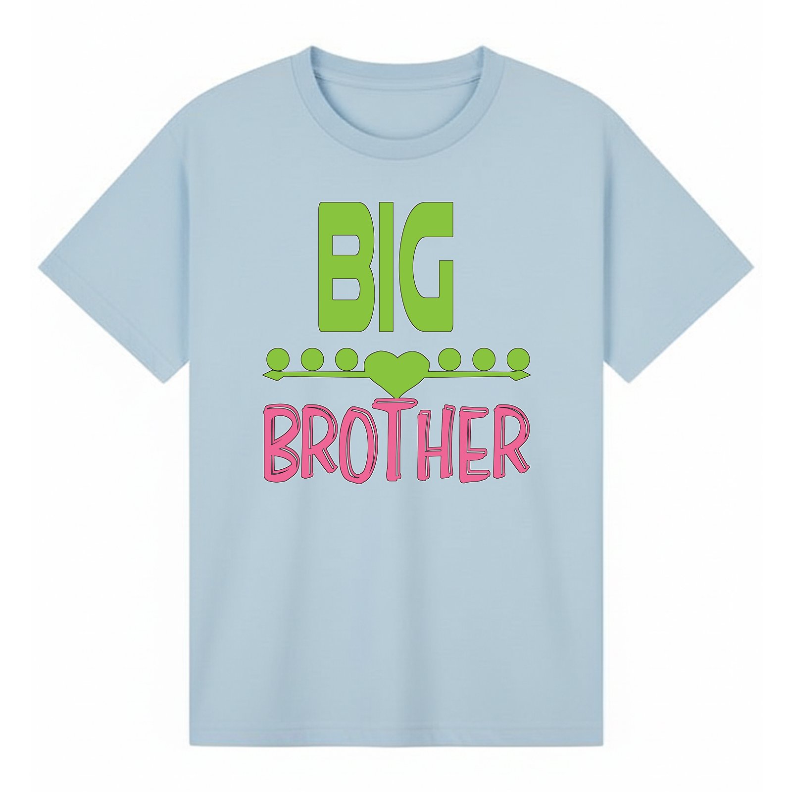 BGBRO11 artwork on light blue T-shirt