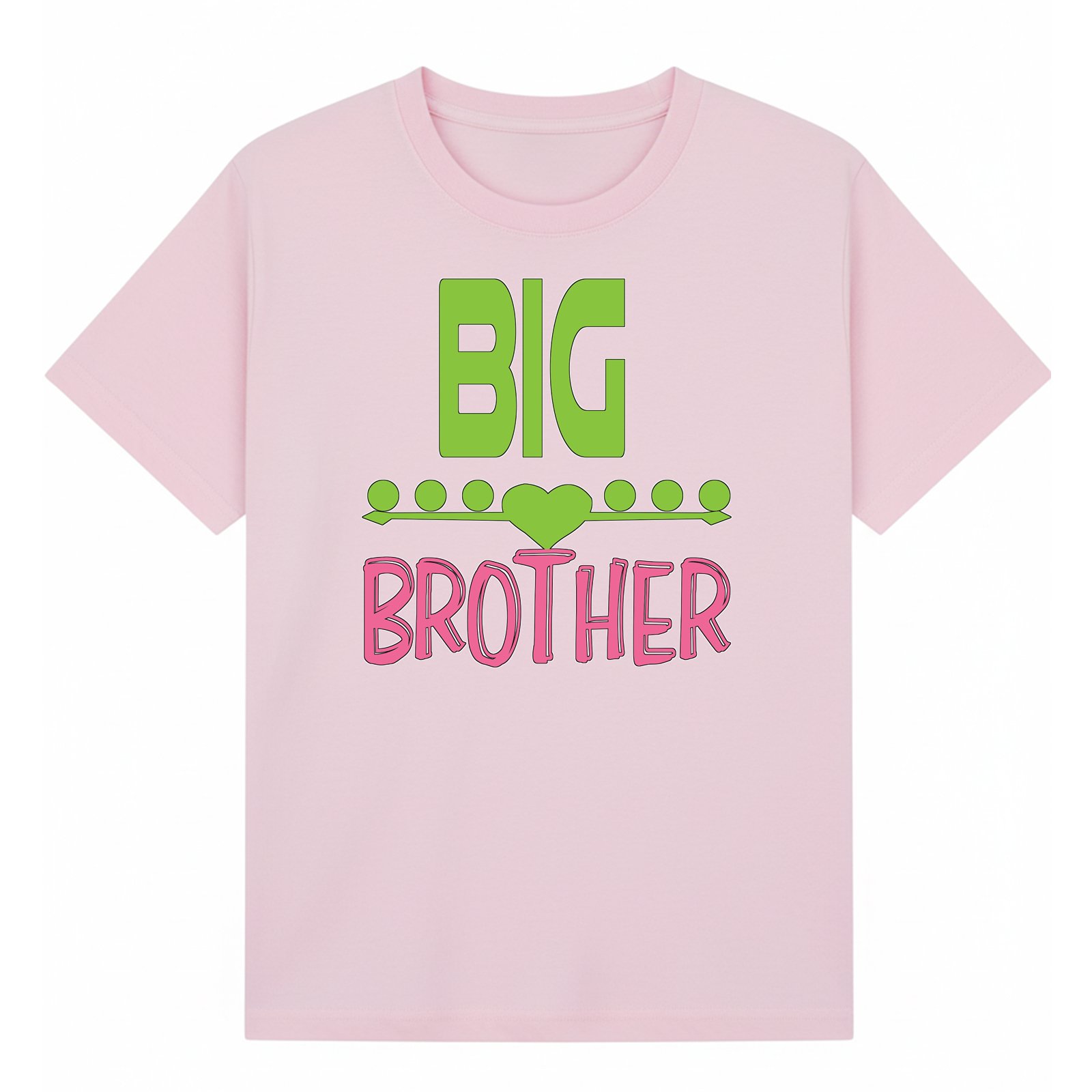 BGBRO11 artwork on light pink T-shirt