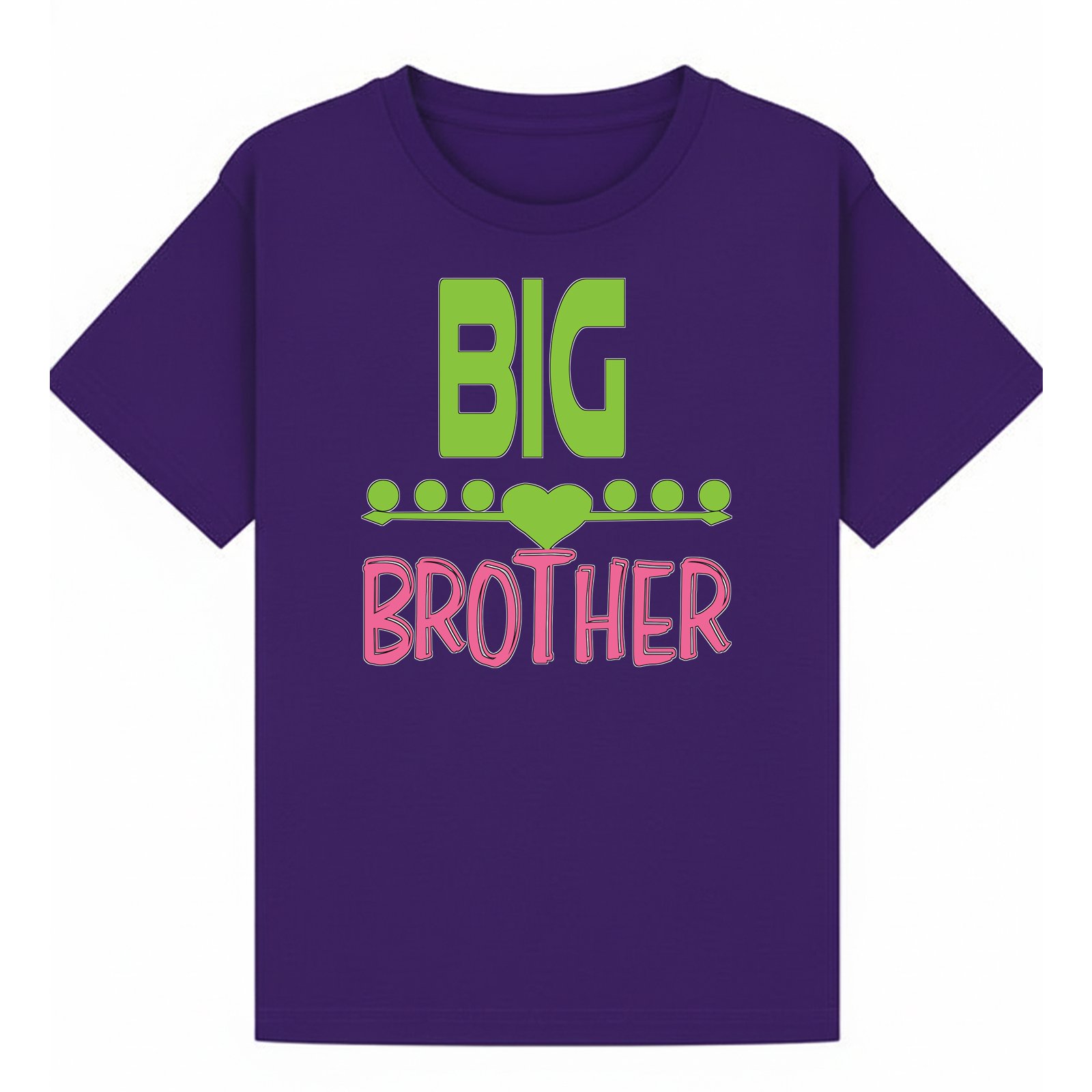 BGBRO11 artwork on purple T-shirt