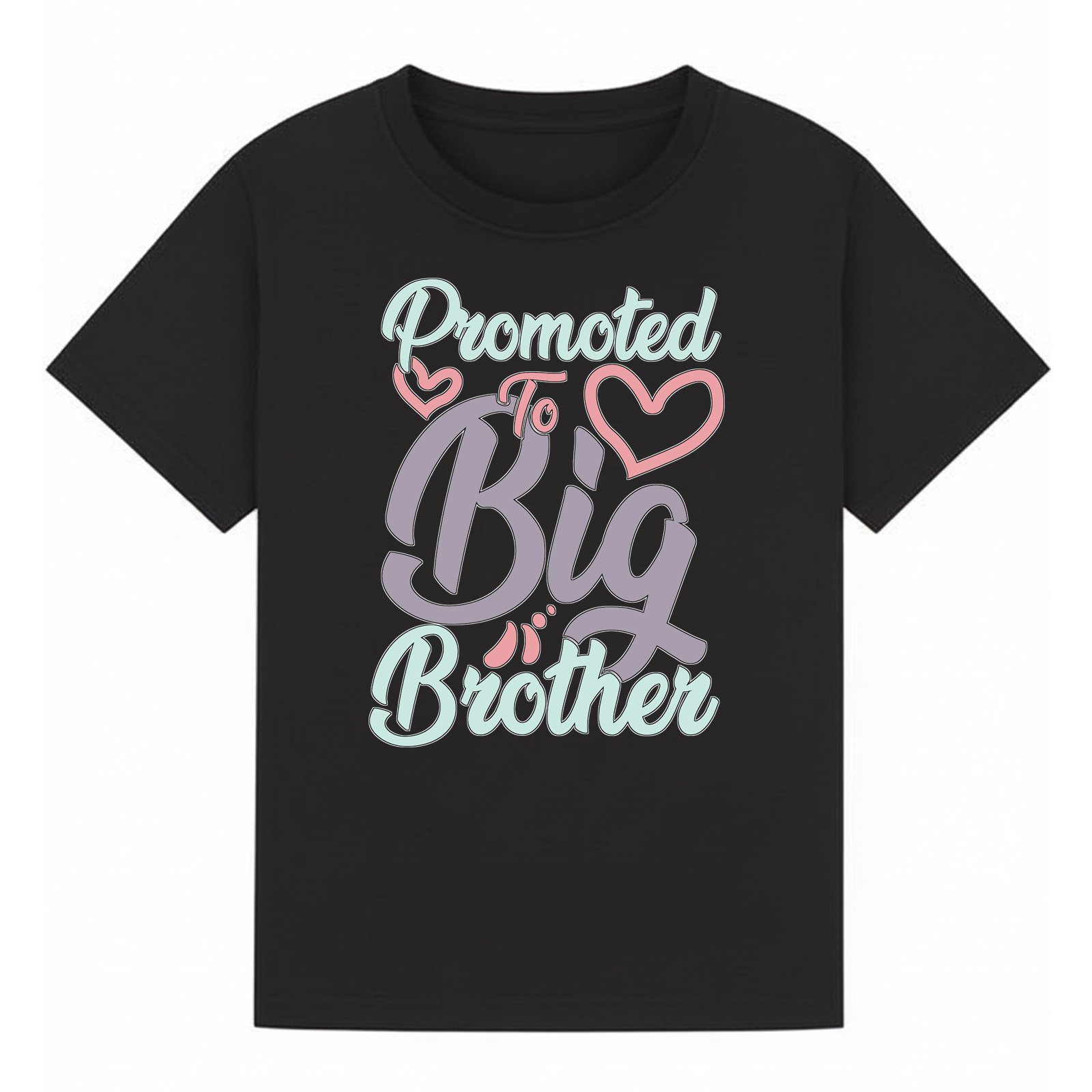 BGBRO12 artwork on black T-shirt