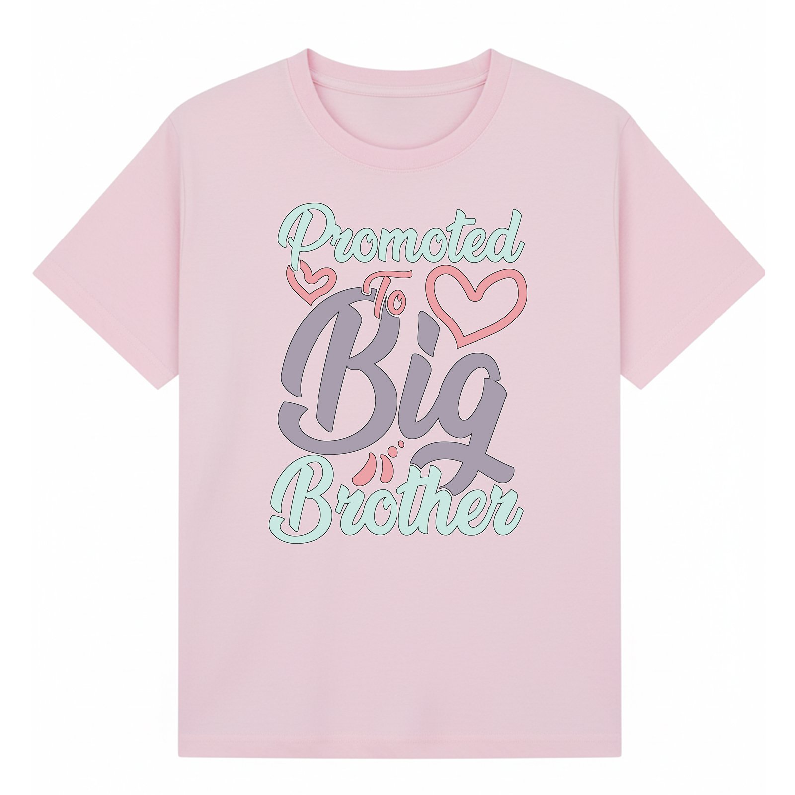 BGBRO12 artwork on light pink T-shirt
