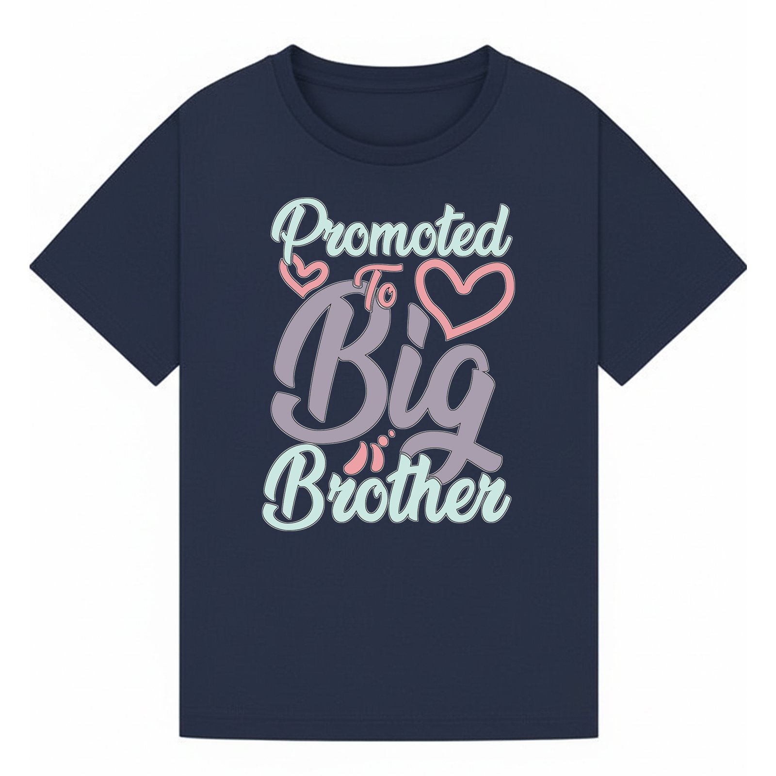 BGBRO12 artwork on navy T-shirt