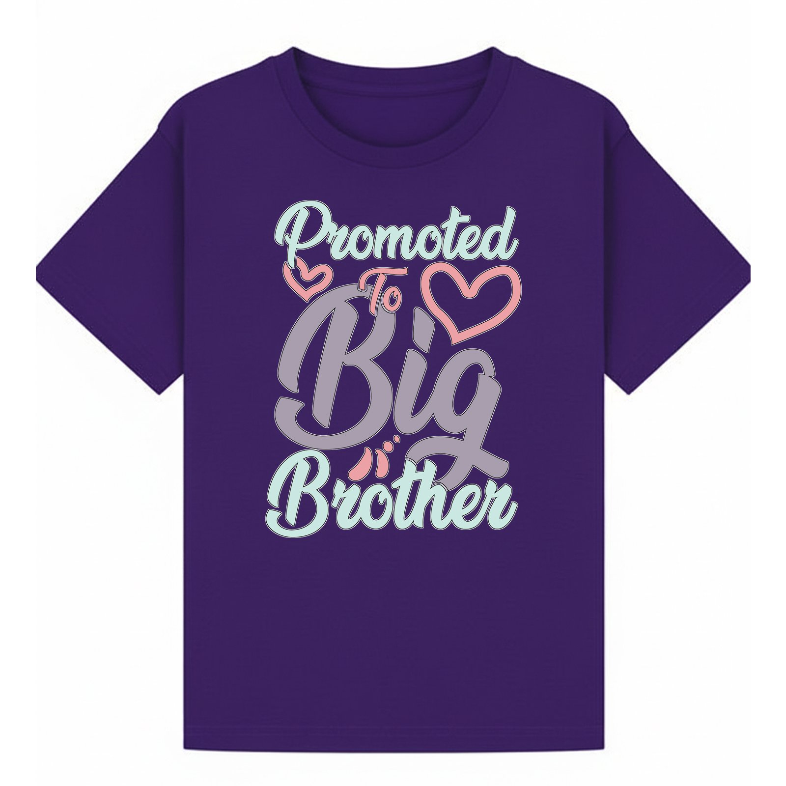 BGBRO12 artwork on purple T-shirt