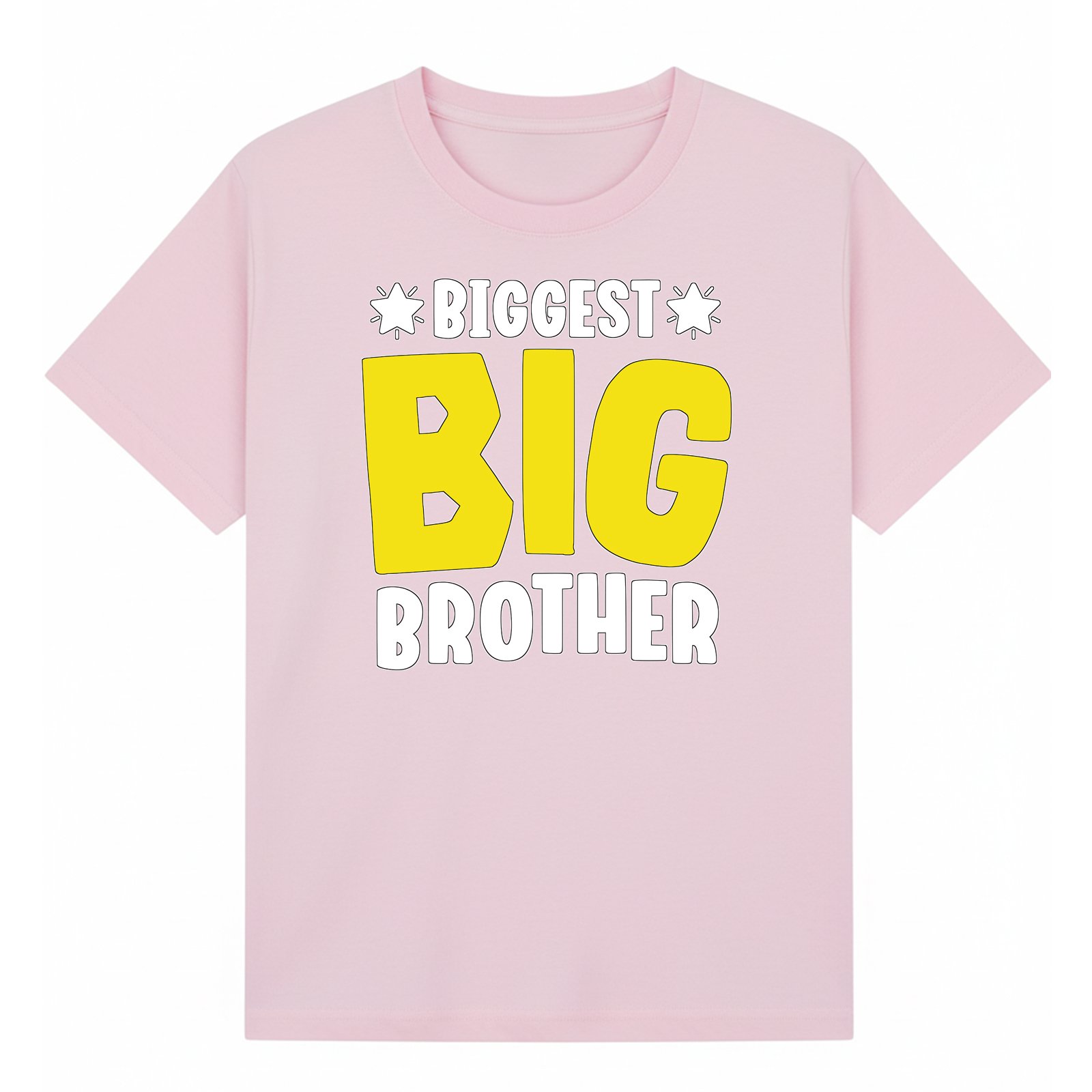 BGBRO13 artwork on light pink T-shirt