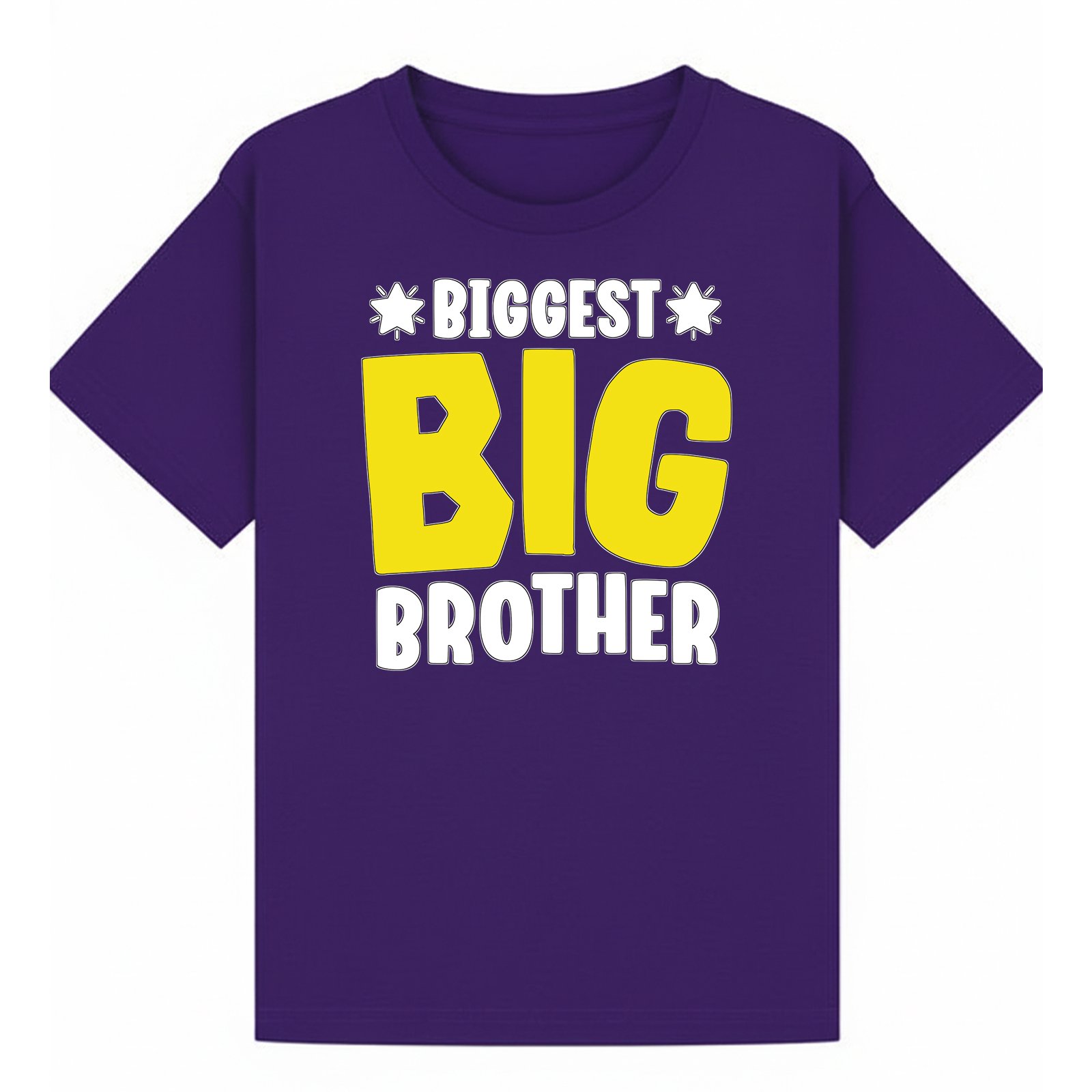BGBRO13 artwork on purple T-shirt