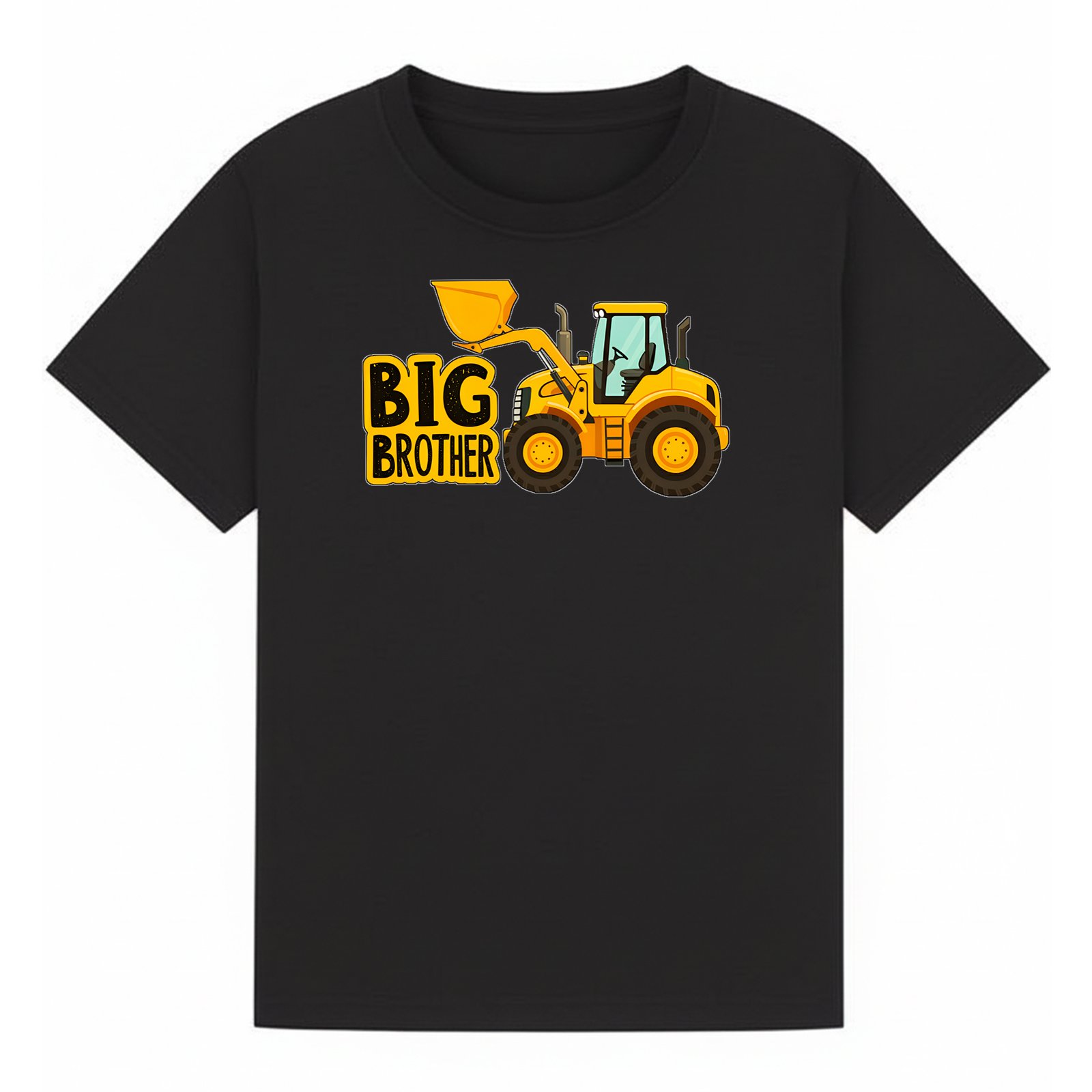 BGBRO14 artwork on black T-shirt