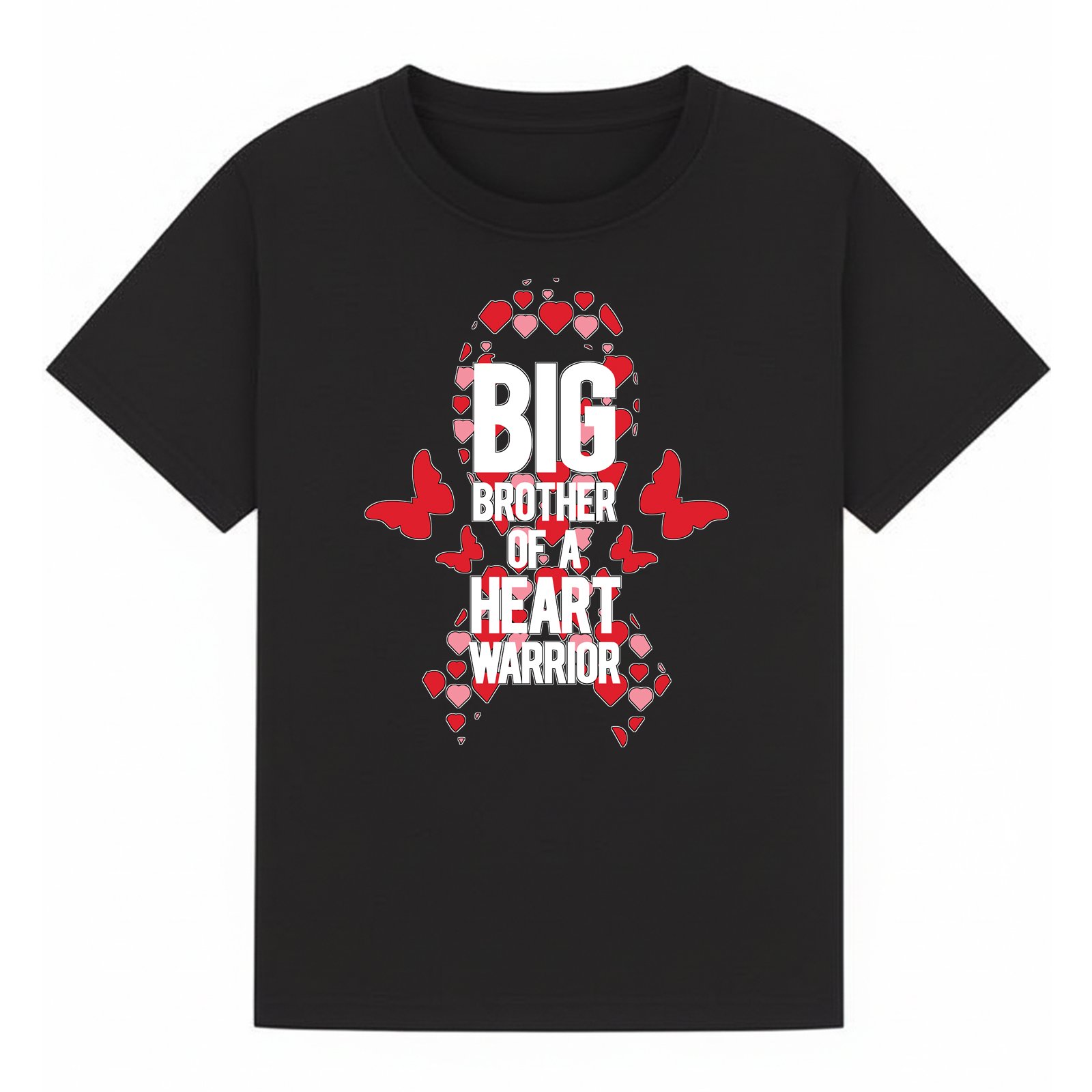 BGBRO16 artwork on black T-shirt
