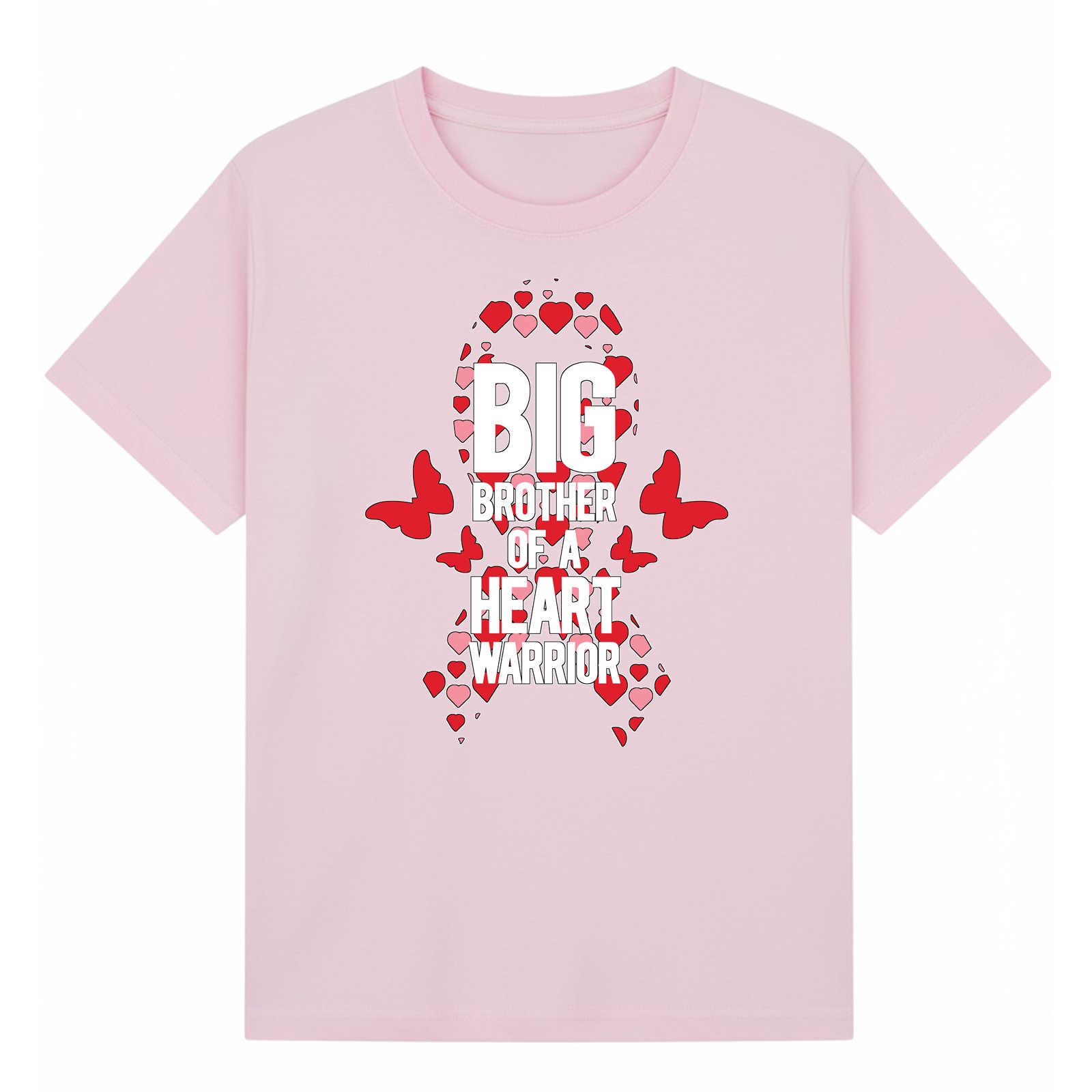 BGBRO16 artwork on light pink T-shirt