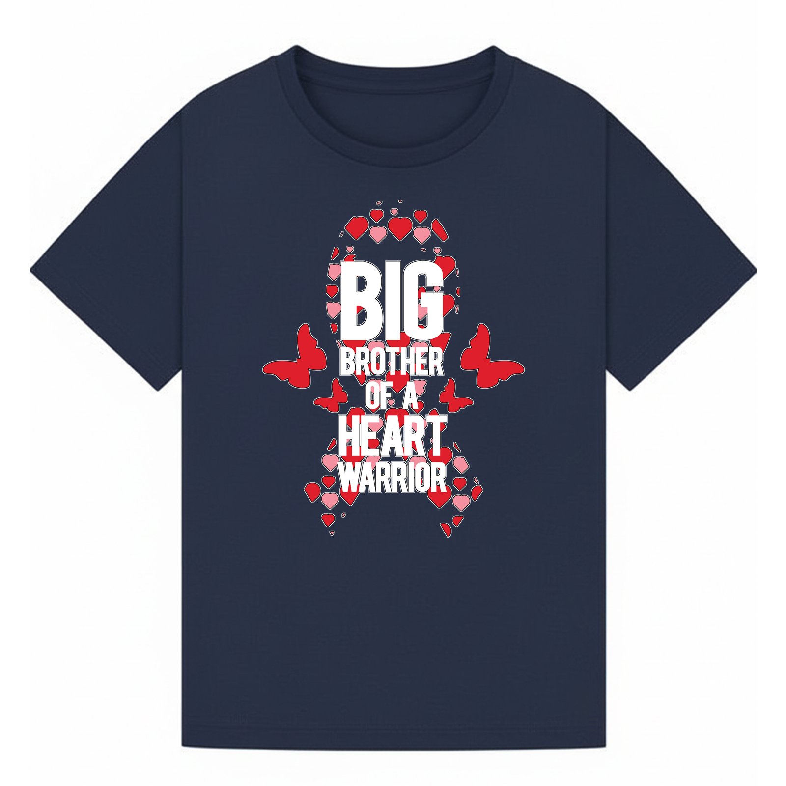 BGBRO16 artwork on navy T-shirt