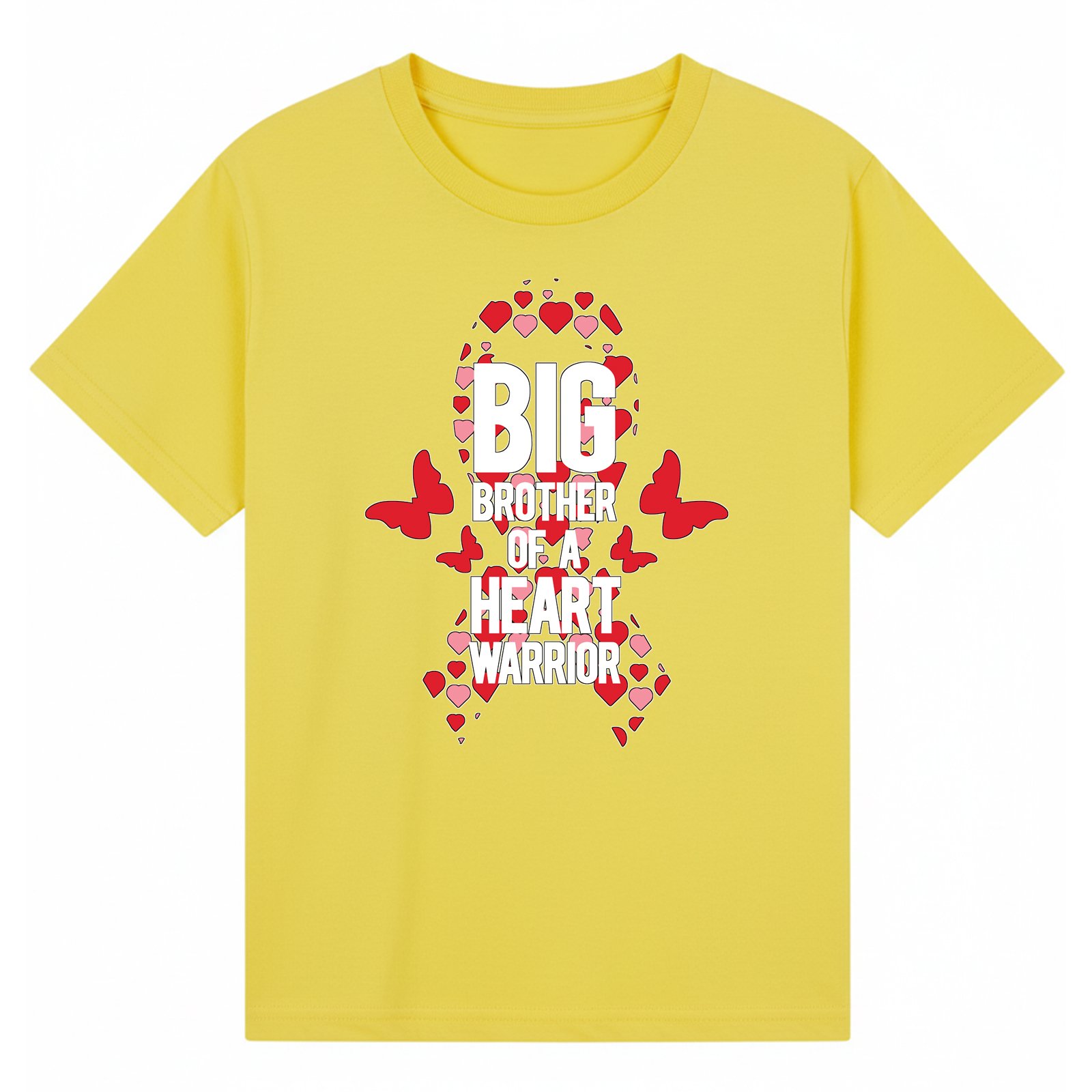 BGBRO16 artwork on yellow T-shirt