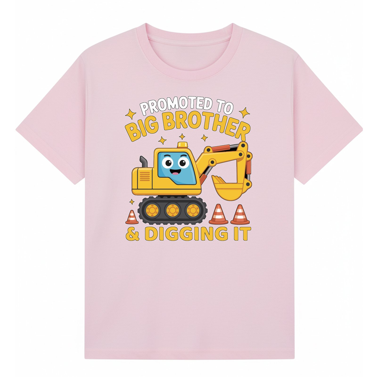 BGBRO17 artwork on light pink T-shirt