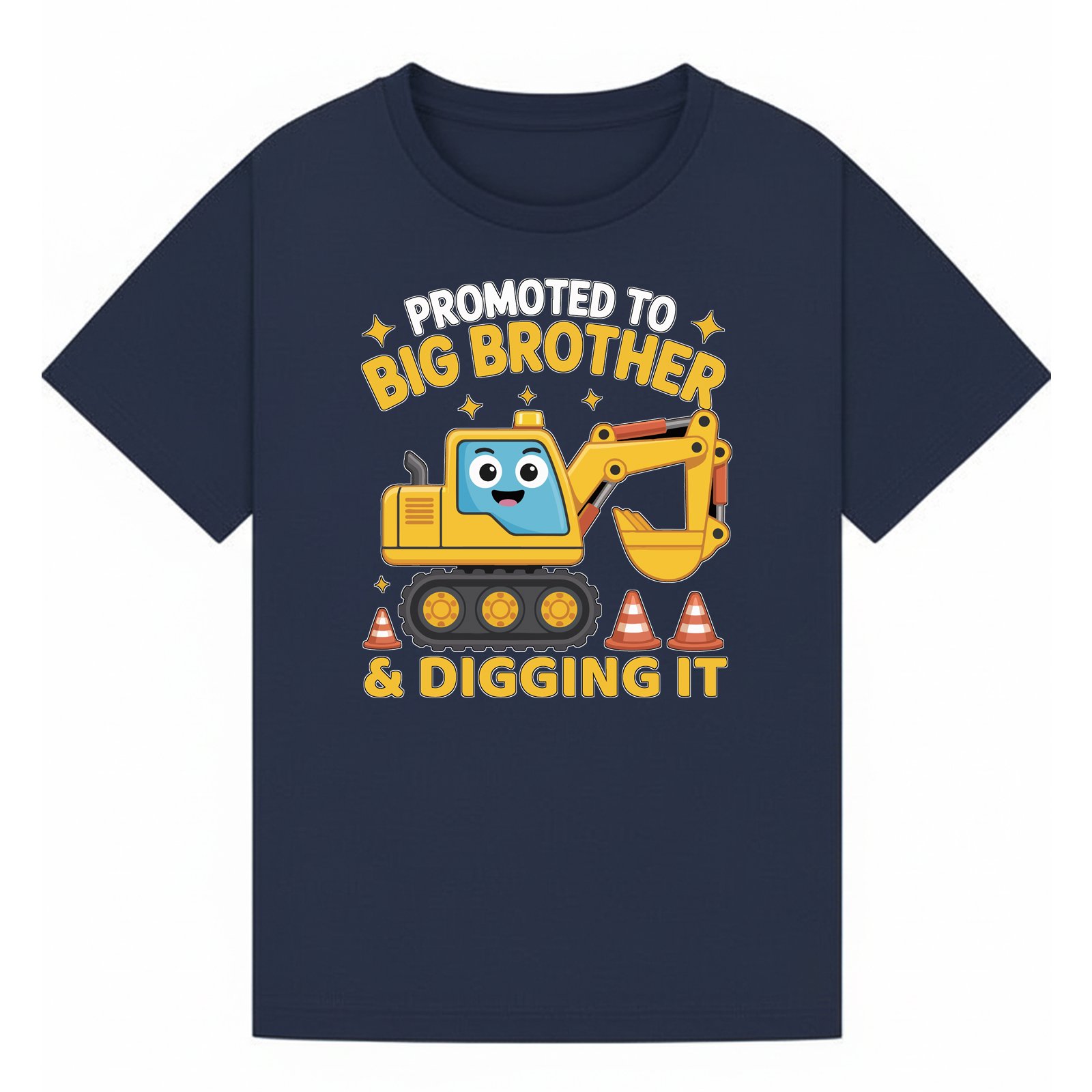 BGBRO17 artwork on navy T-shirt