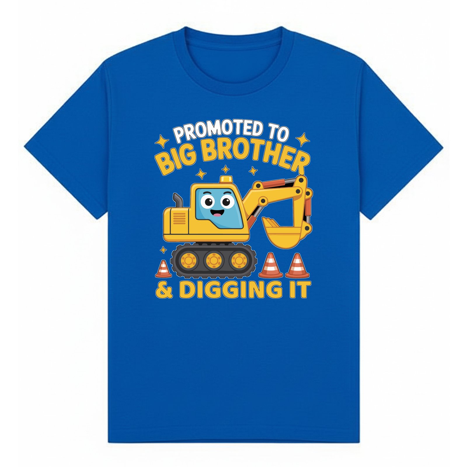 BGBRO17 artwork on royal T-shirt