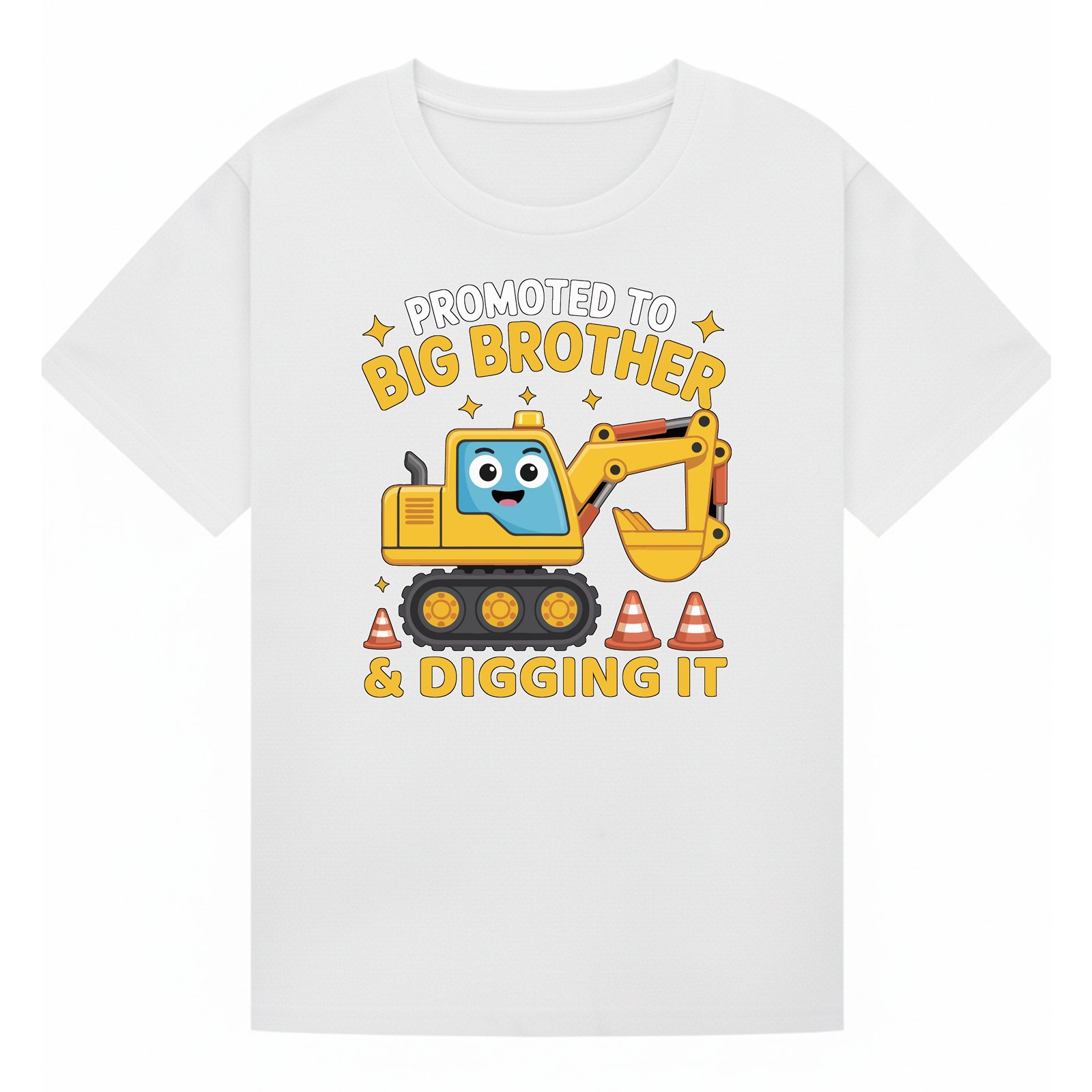 BGBRO17 artwork on white T-shirt