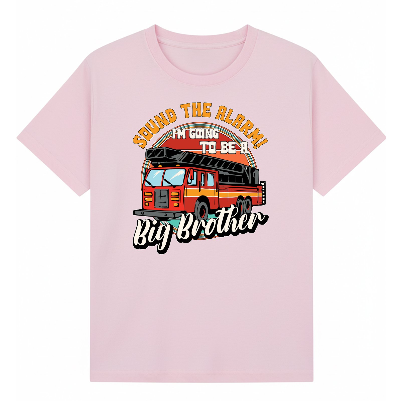 BGBRO19 artwork on light pink T-shirt