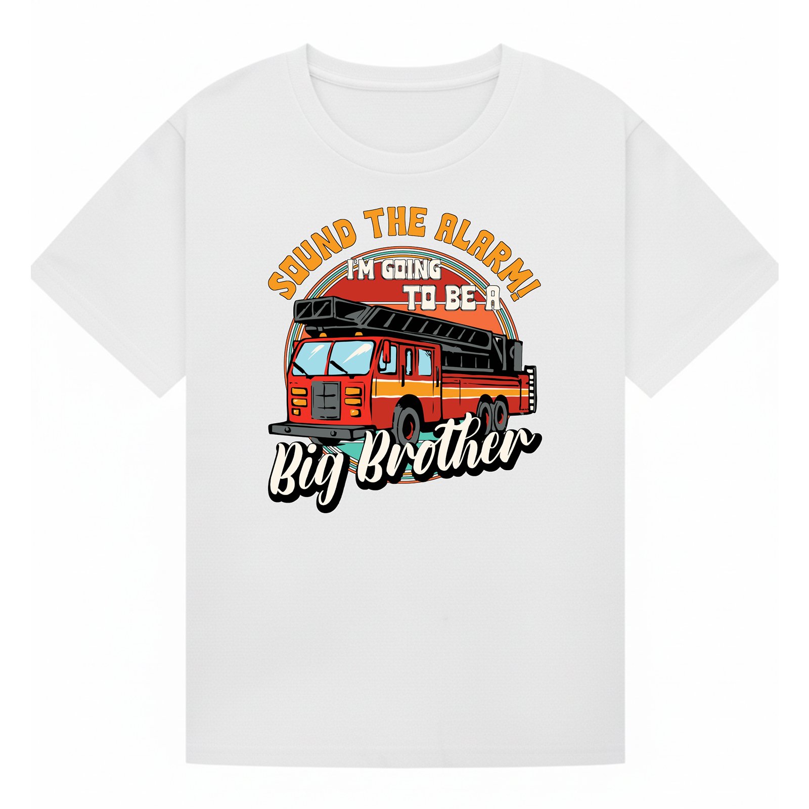 BGBRO19 artwork on white T-shirt