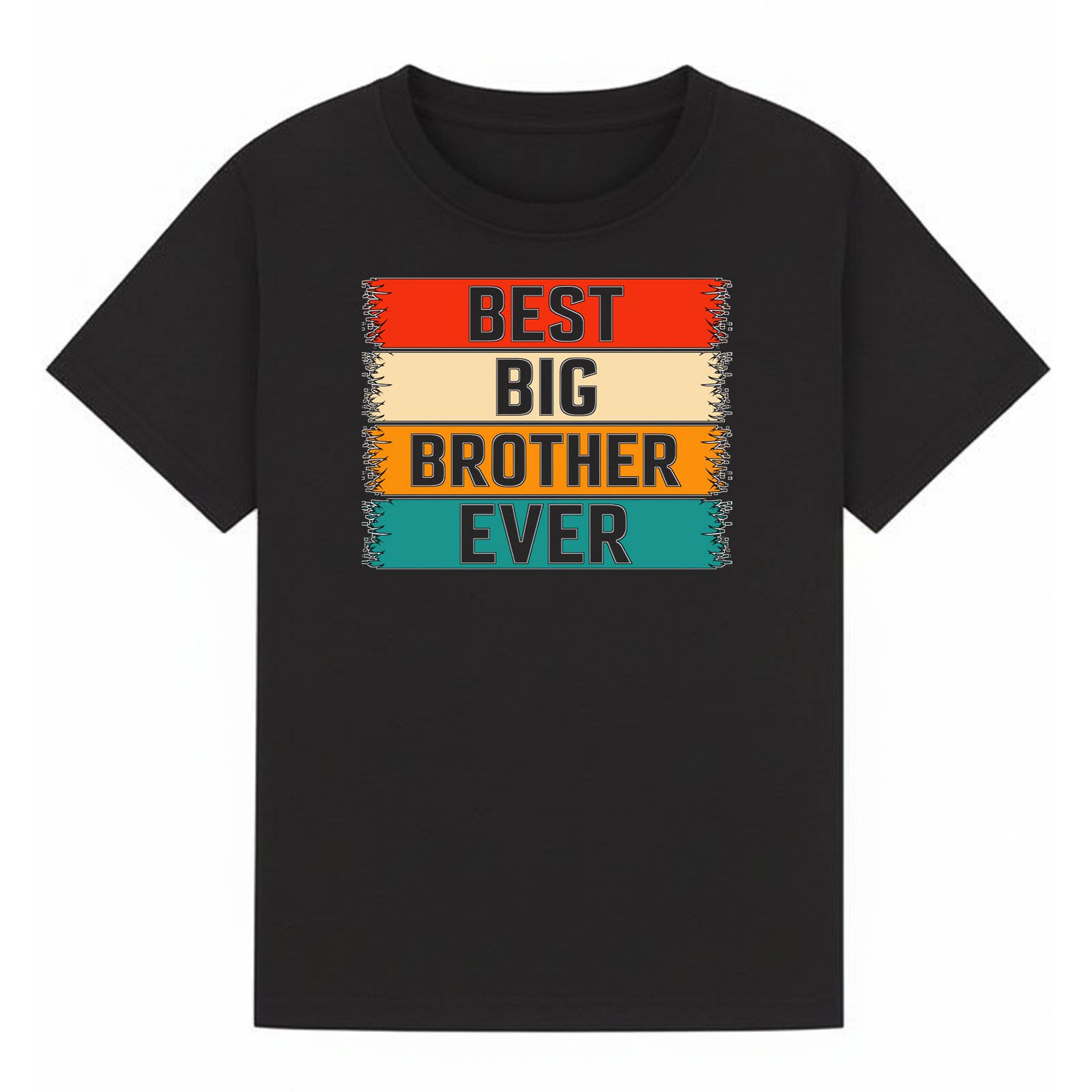 BGBRO20 artwork on black T-shirt