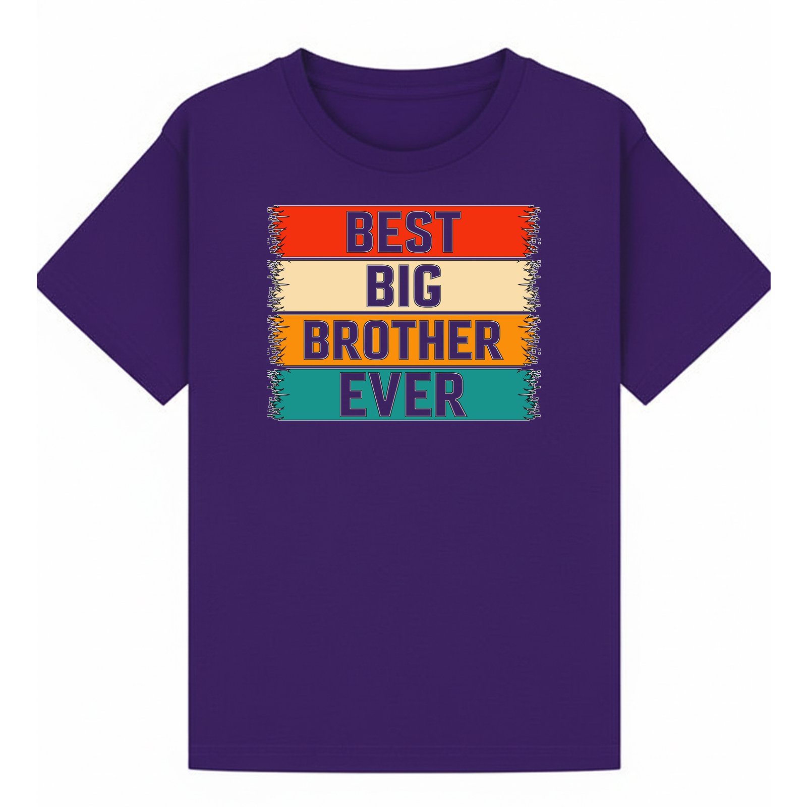 BGBRO20 artwork on purple T-shirt