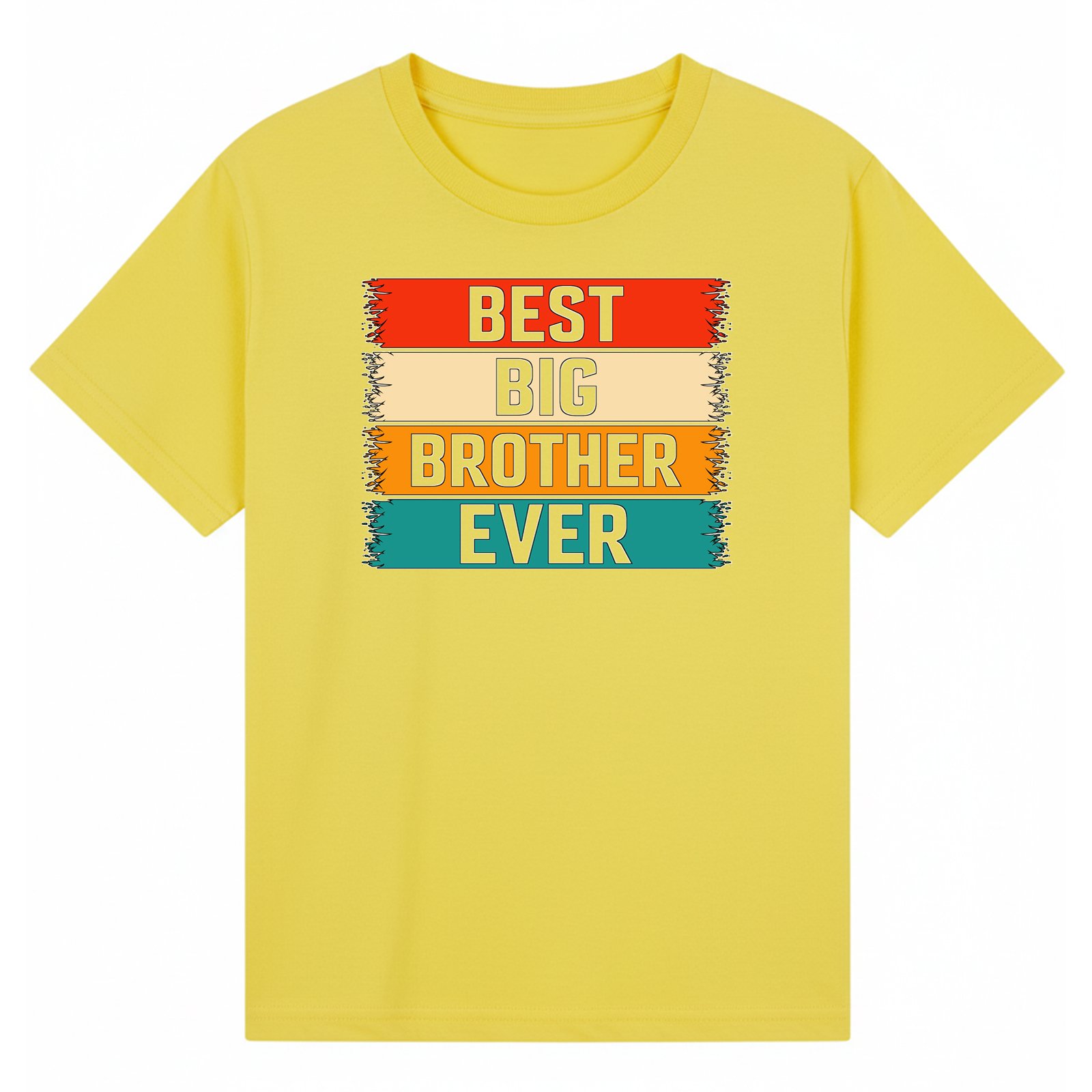 BGBRO20 artwork on yellow T-shirt