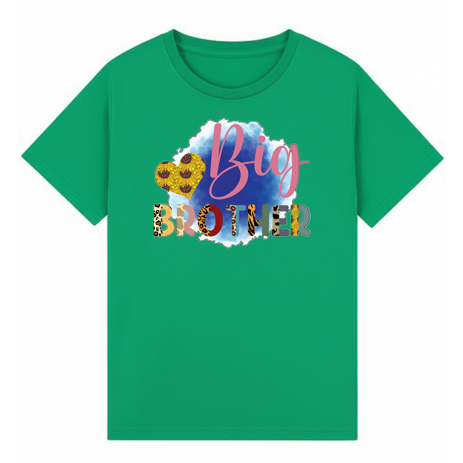 BGBRO22 artwork on irish green T-shirt