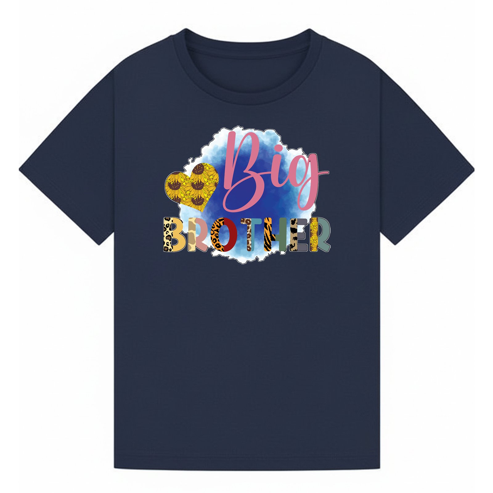 BGBRO22 artwork on navy T-shirt