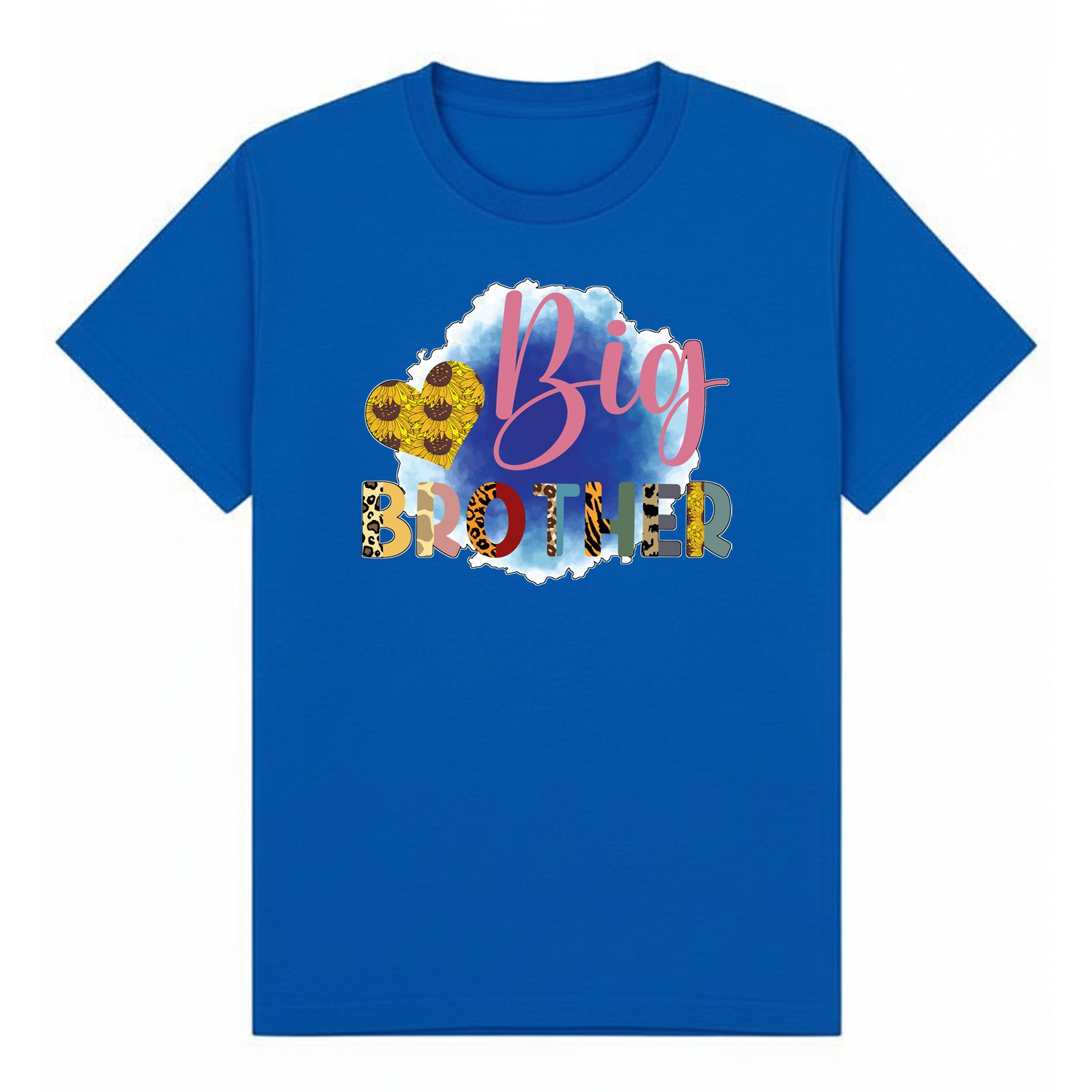 BGBRO22 artwork on royal T-shirt