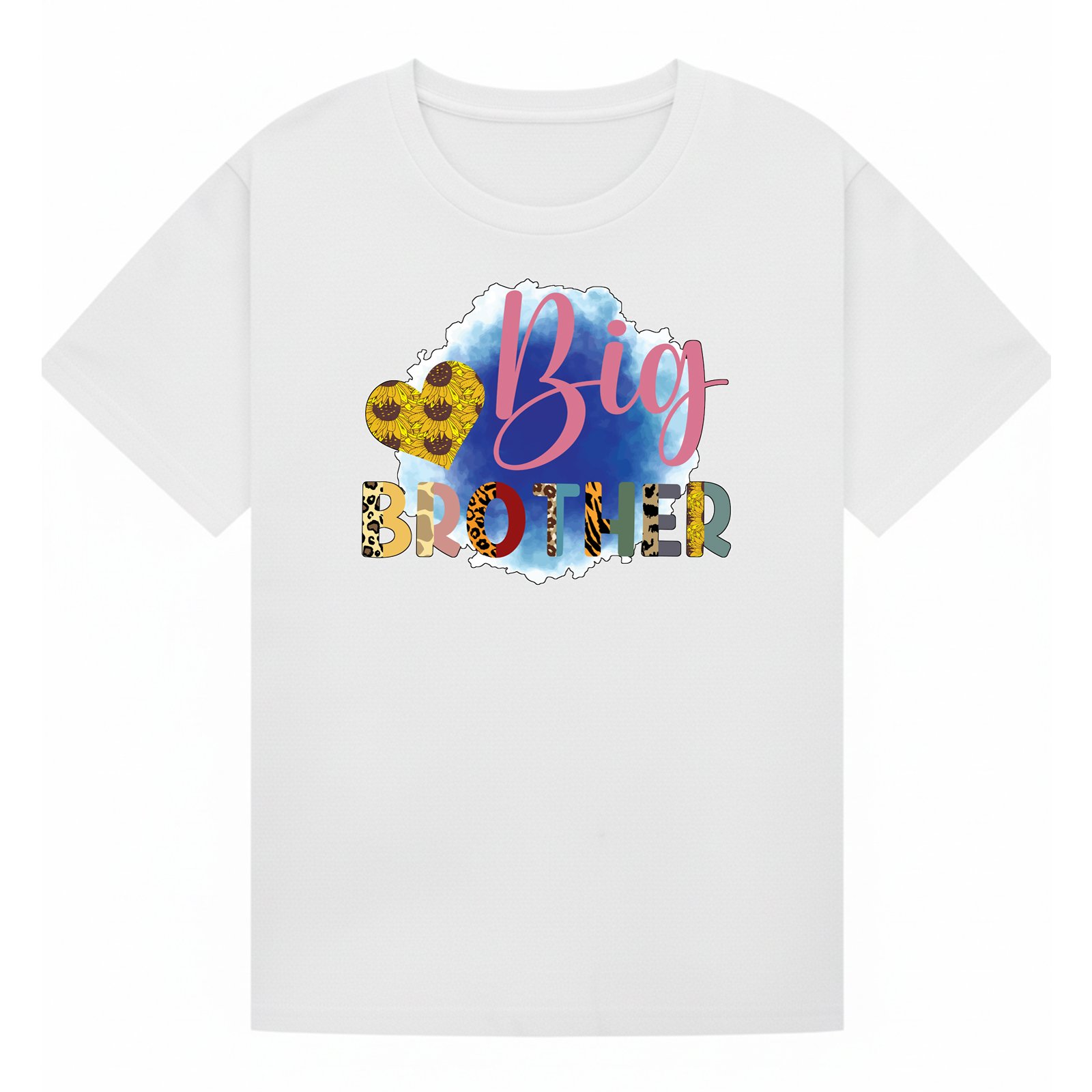 BGBRO22 artwork on white T-shirt